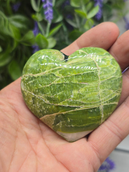 Tremolite Heart – Stone of Healing, Renewal & Heart Chakra Crystal Wellness