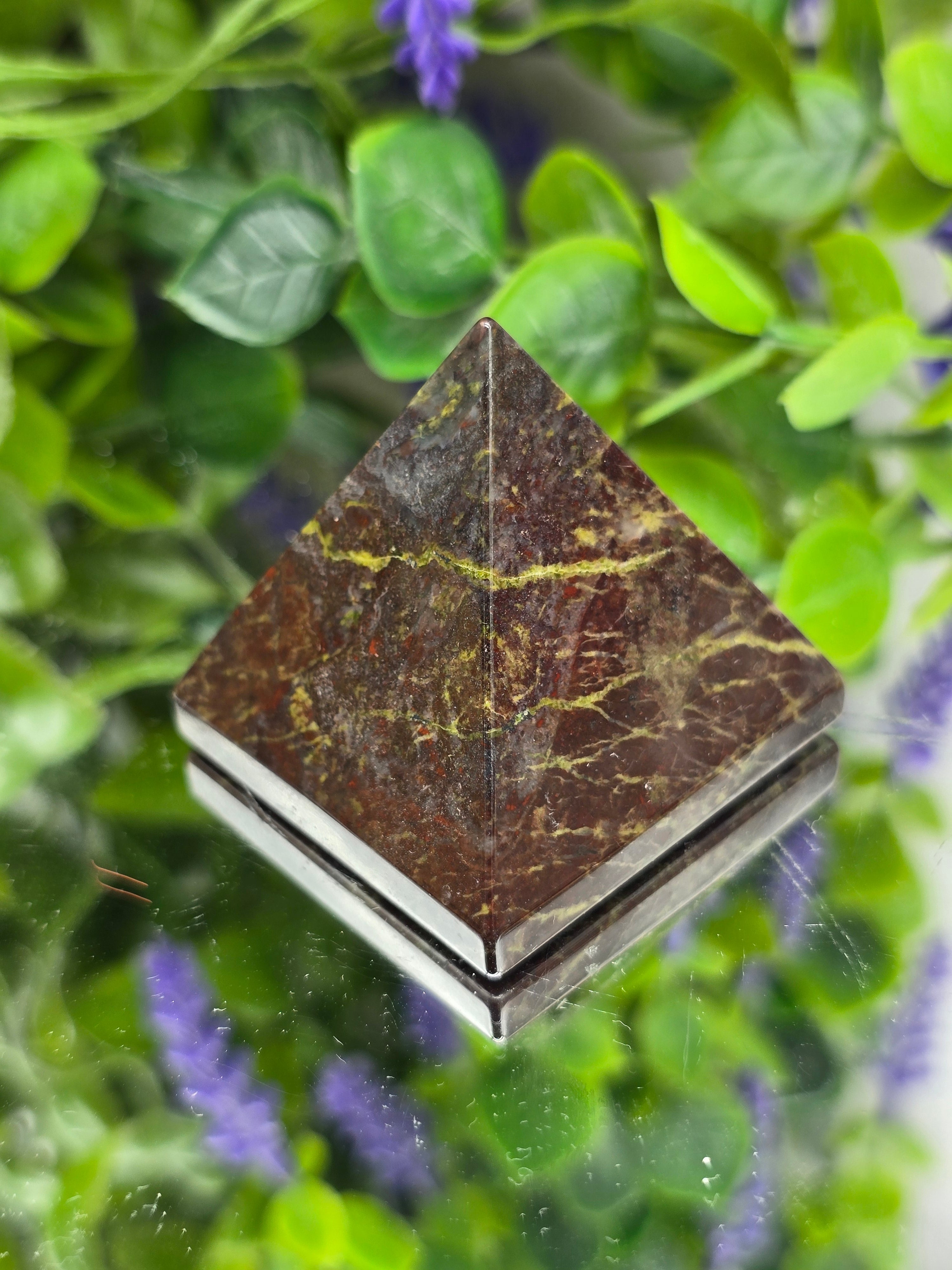 Dragon Blood Pyramid — Stone of Strength, Manifestation & Wealth Creation Crystal Wellness