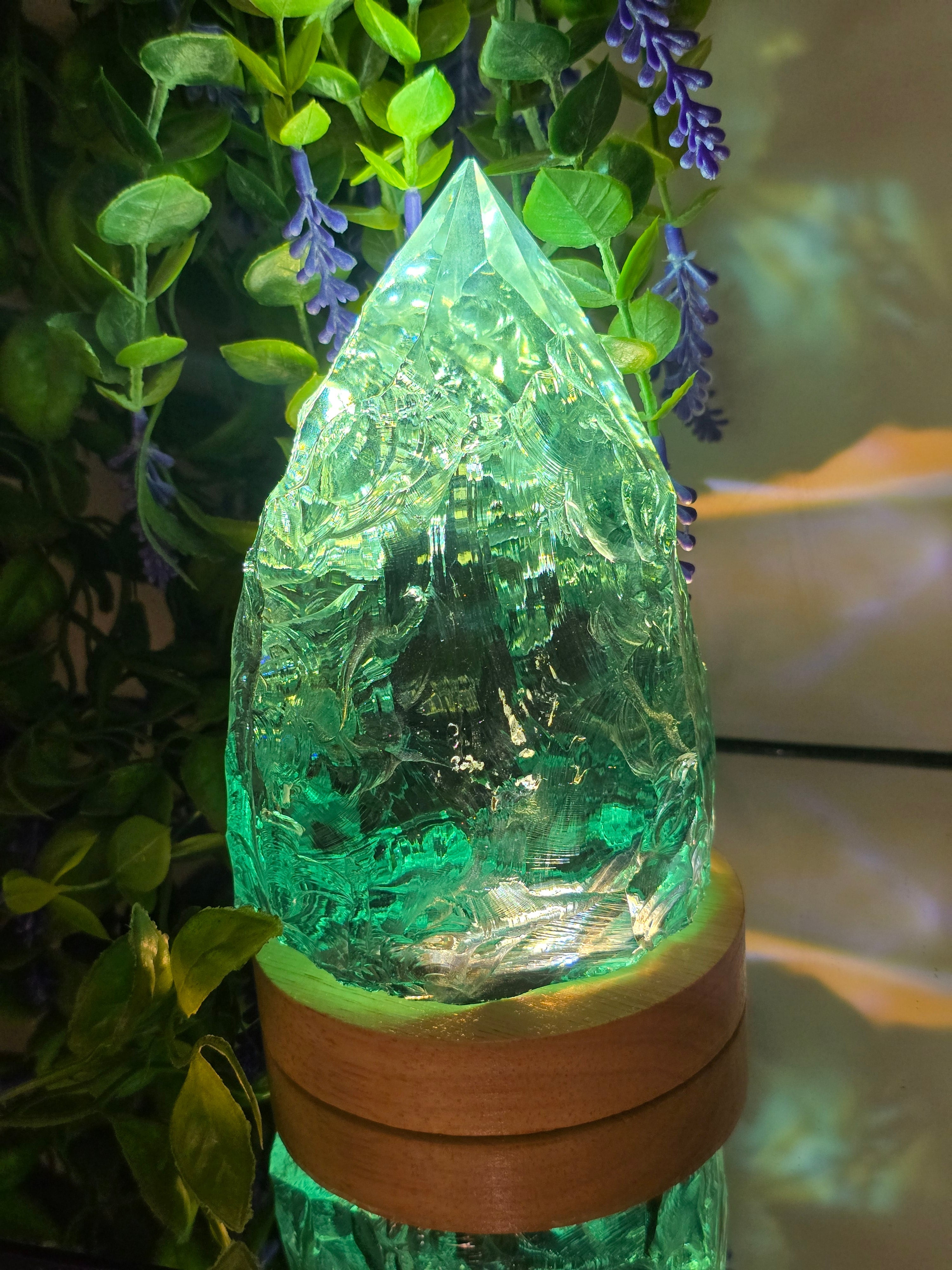 Blue Obsidian Freeform Tower – Calm, Protection & Emotional Balance Crystal Wellness