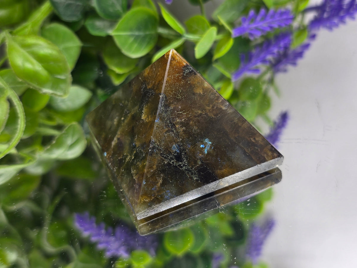 Labradorite “Stone of Magic, Transformation & Protection” Pyramid Crystal Wellness