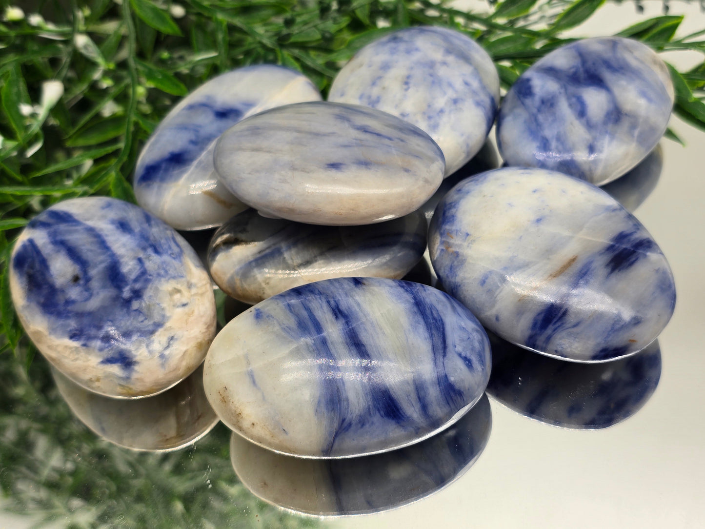Afghanite Palmstone (Stone of Higher Mind, Truth & Spiritual Awakening) Crystal Wellness