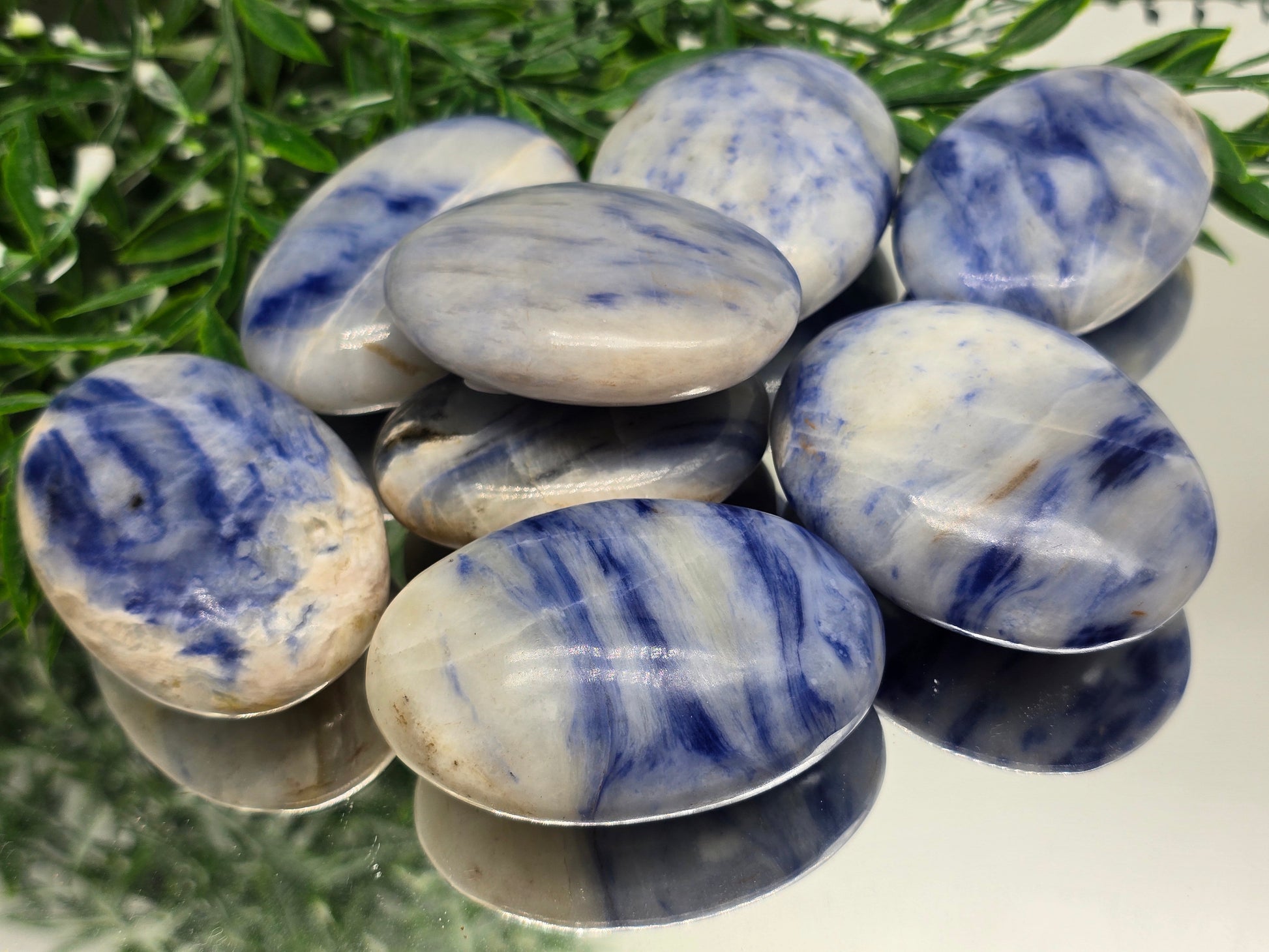 Afghanite Palmstone (Stone of Higher Mind, Truth & Spiritual Awakening) Crystal Wellness