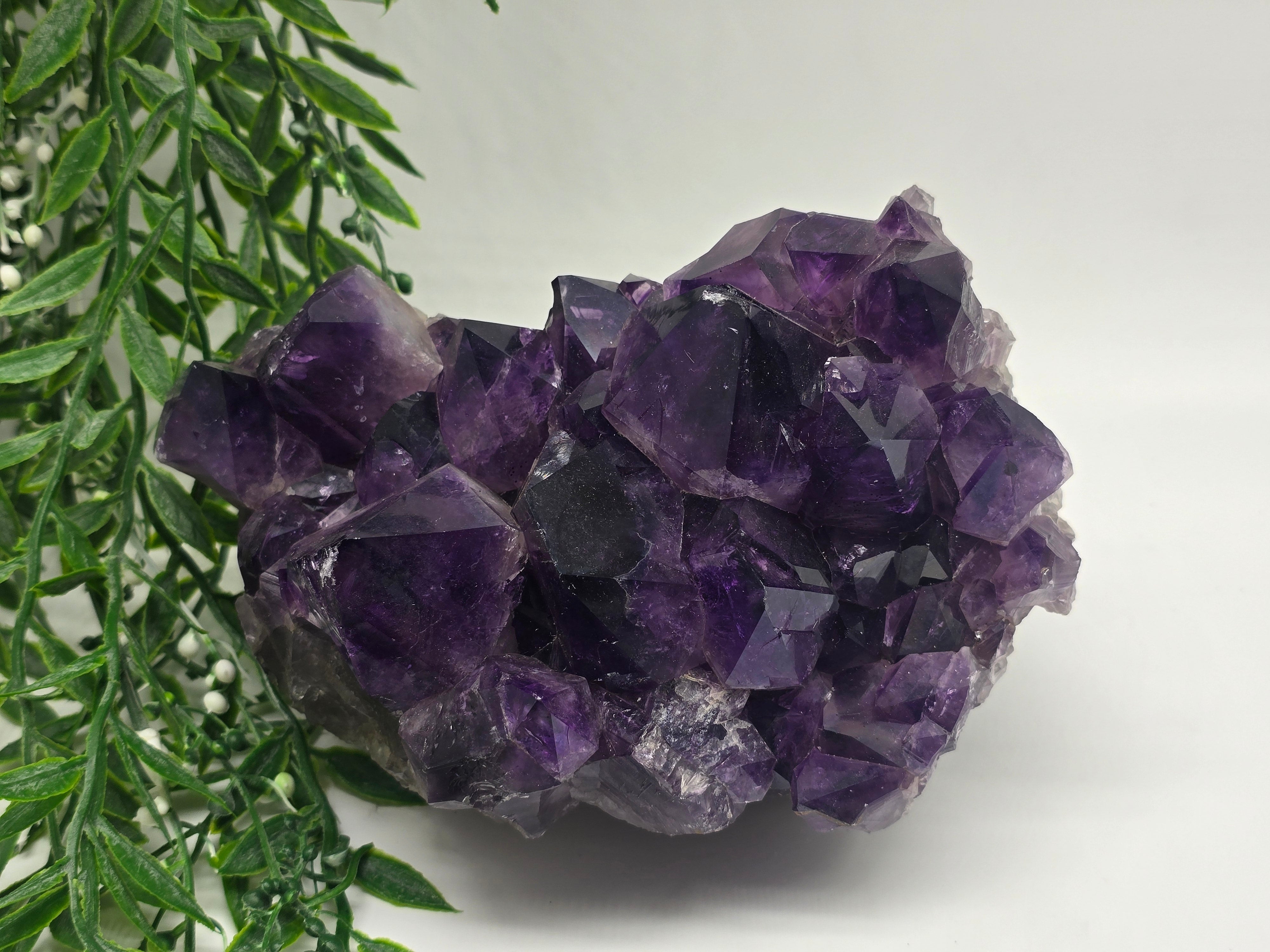 Deep Purple Amethyst Cluster – AAA Grade, 2.3kg Crystal Wellness