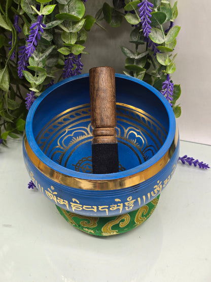 Tibetan Singing Bowl — 6 Inch | B Note | Crown Chakra |
“Royal Blue Crown of Spiritual Awakening” Crystal Wellness