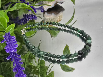 3mm Emerald Bracelet in Sterling Silver – Love, Prosperity & Wellness Crystal Wellness