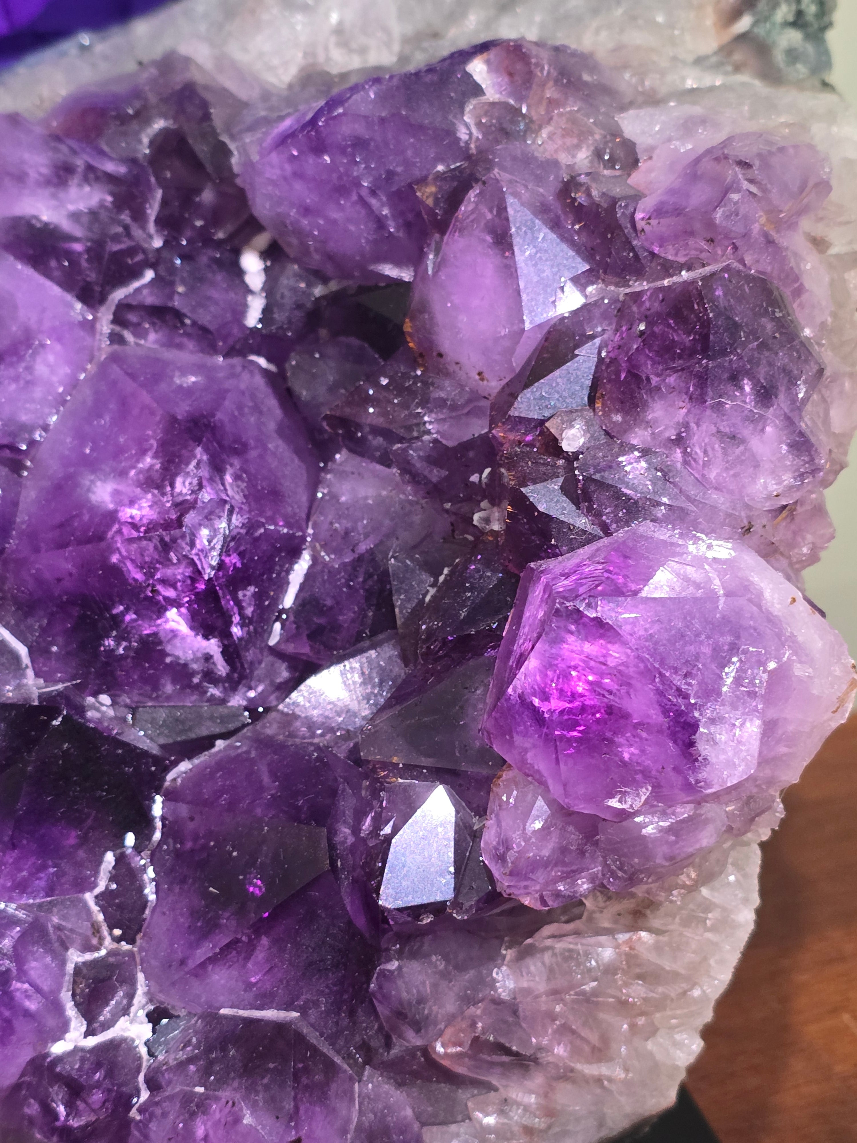 AAA Premium Deep Purple Amethyst Cluster – Spiritual Protection, Inner Peace, and Higher Wisdom Crystal Wellness