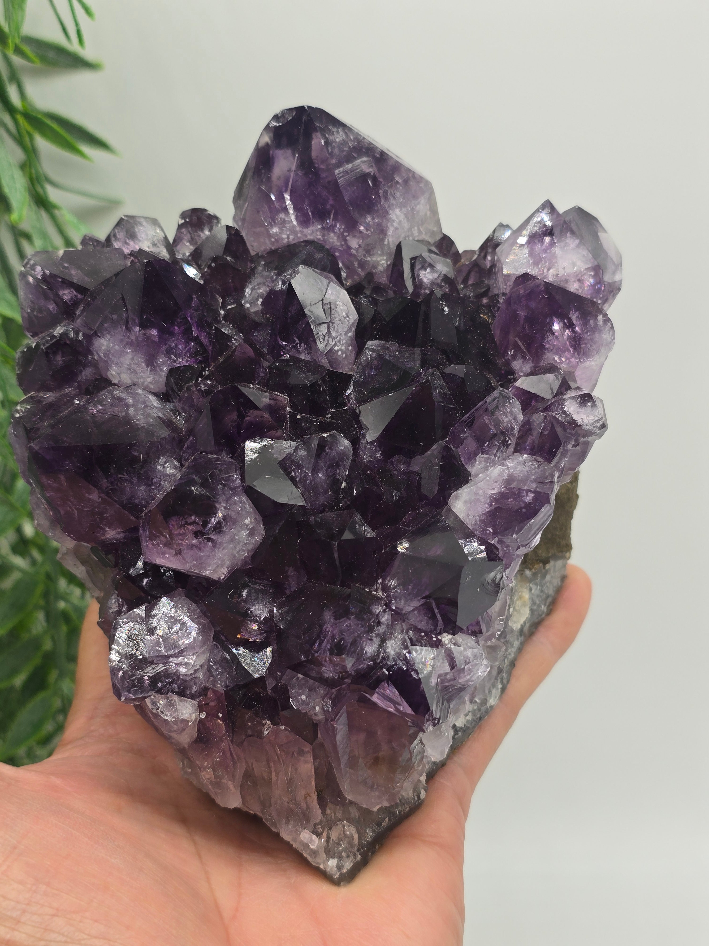 Amethyst Cluster Deep Purple – AAAA Grade, 1.5kg Crystal Wellness