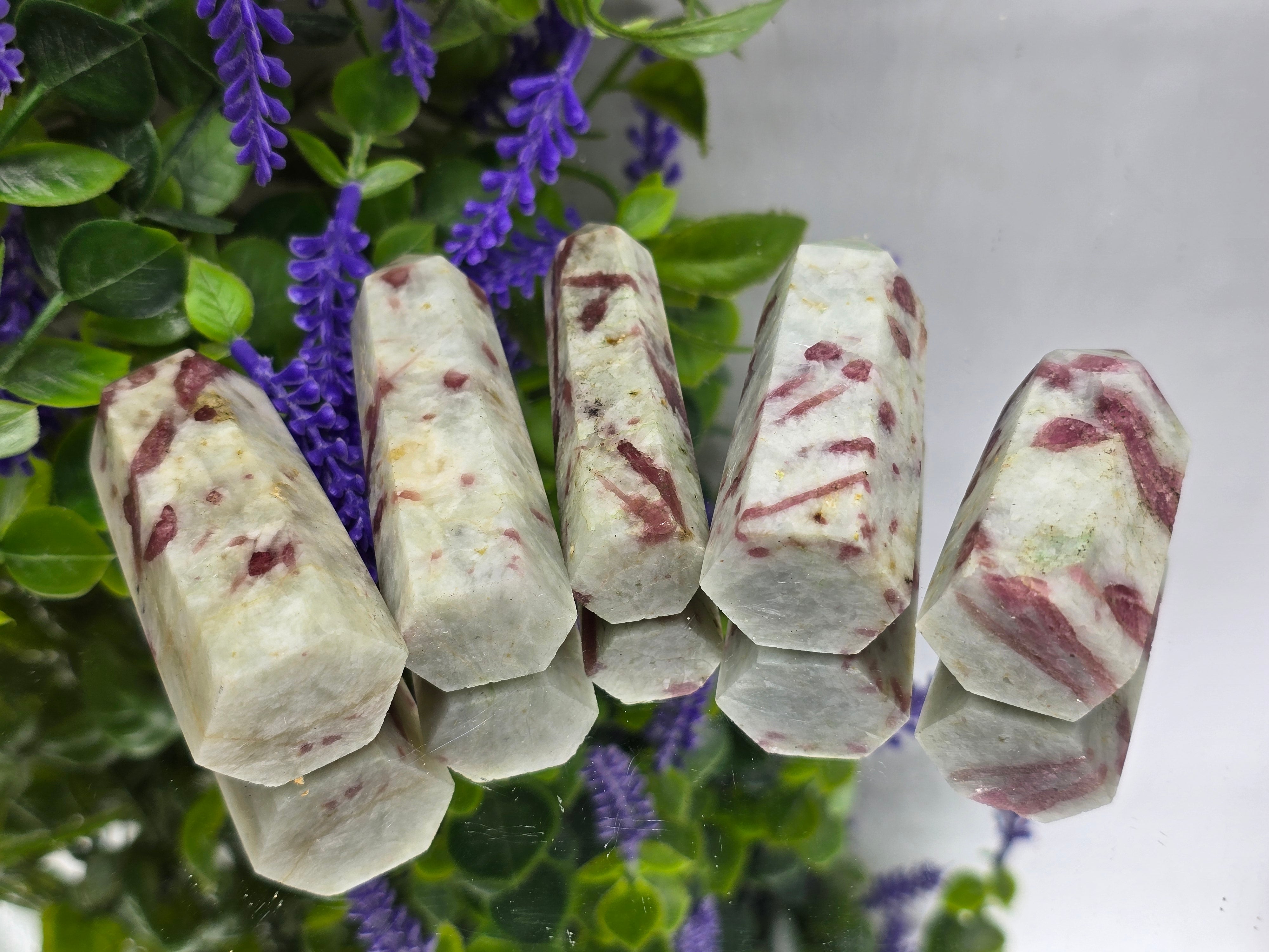 Pink Tourmaline Point (Stone of Love, Emotional Healing & Compassion) Crystal Wellness