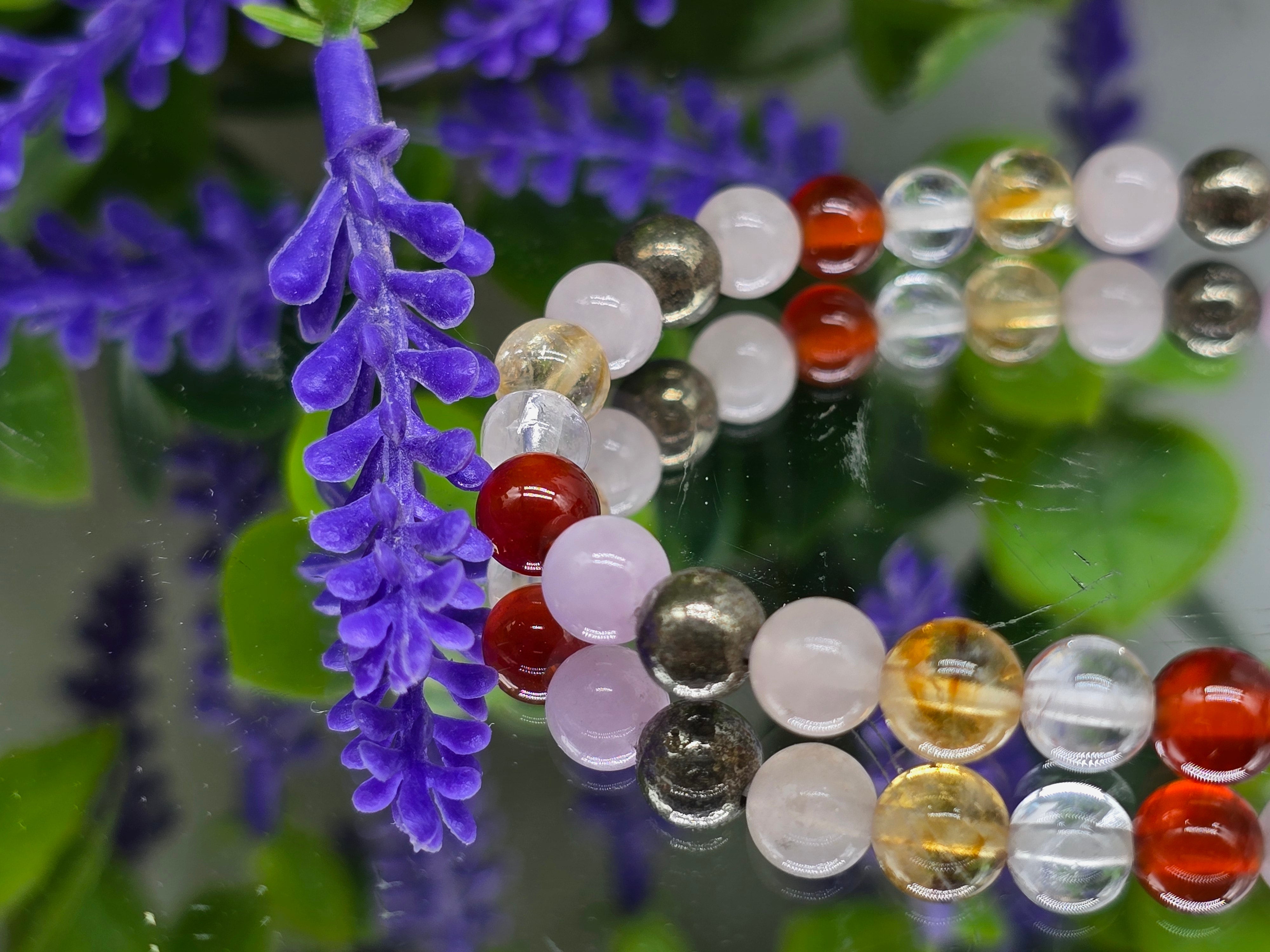 Harmony & Prosperity 6mm Beads Bracelet Crystal Wellness