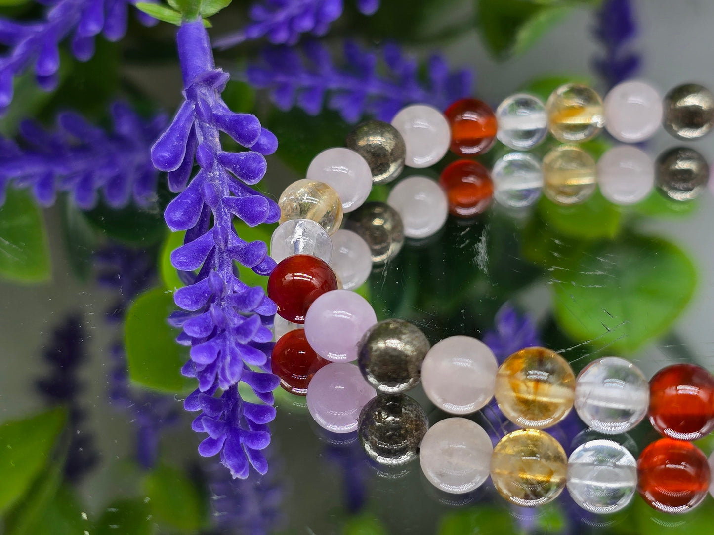 Harmony & Prosperity 6mm Beads Bracelet Crystal Wellness