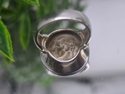 Memorable Australian Six Pence 1948 Silver Ring – Size 7 Crystal Wellness
