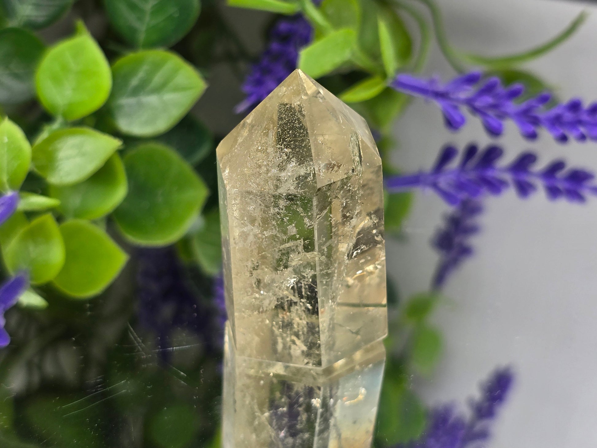 Madagascar Genuine Natural Citrine Point – 41g (Stone of Prosperity, Confidence & Positive Energy) Crystal Wellness