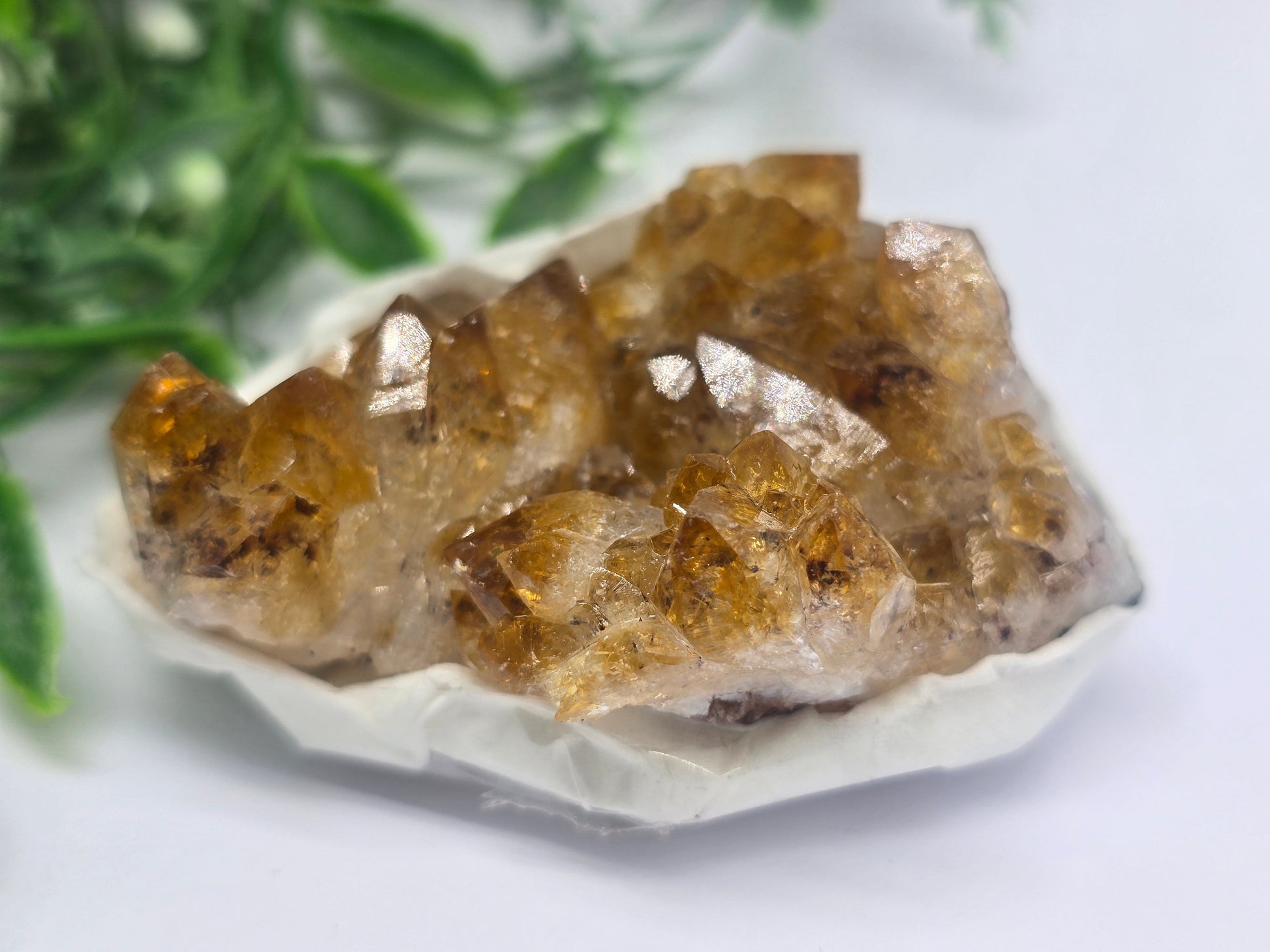 Citrine Cluster Crystal Wellness