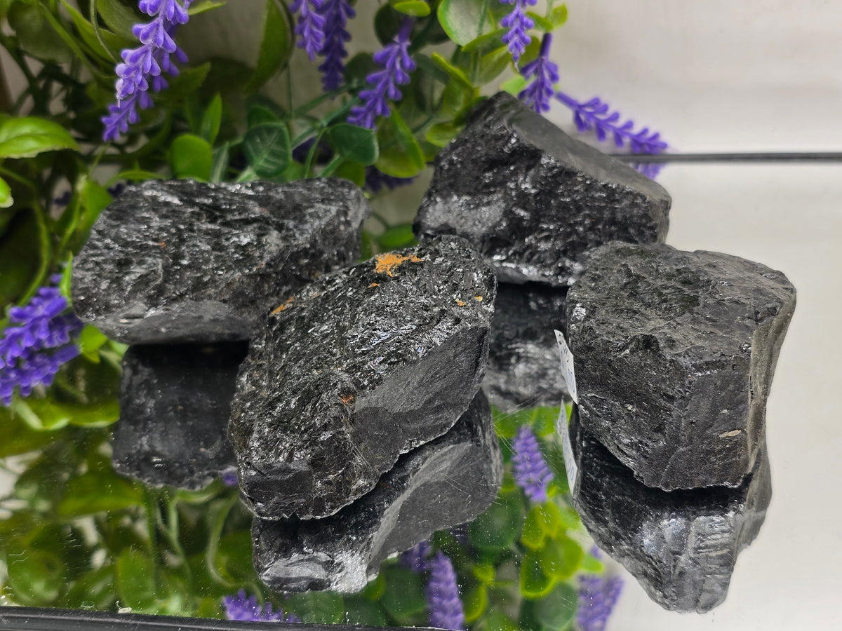 Natural Black Tourmaline Raw – Stone of Powerful Protection, Grounding & Energy Shield Crystal Wellness