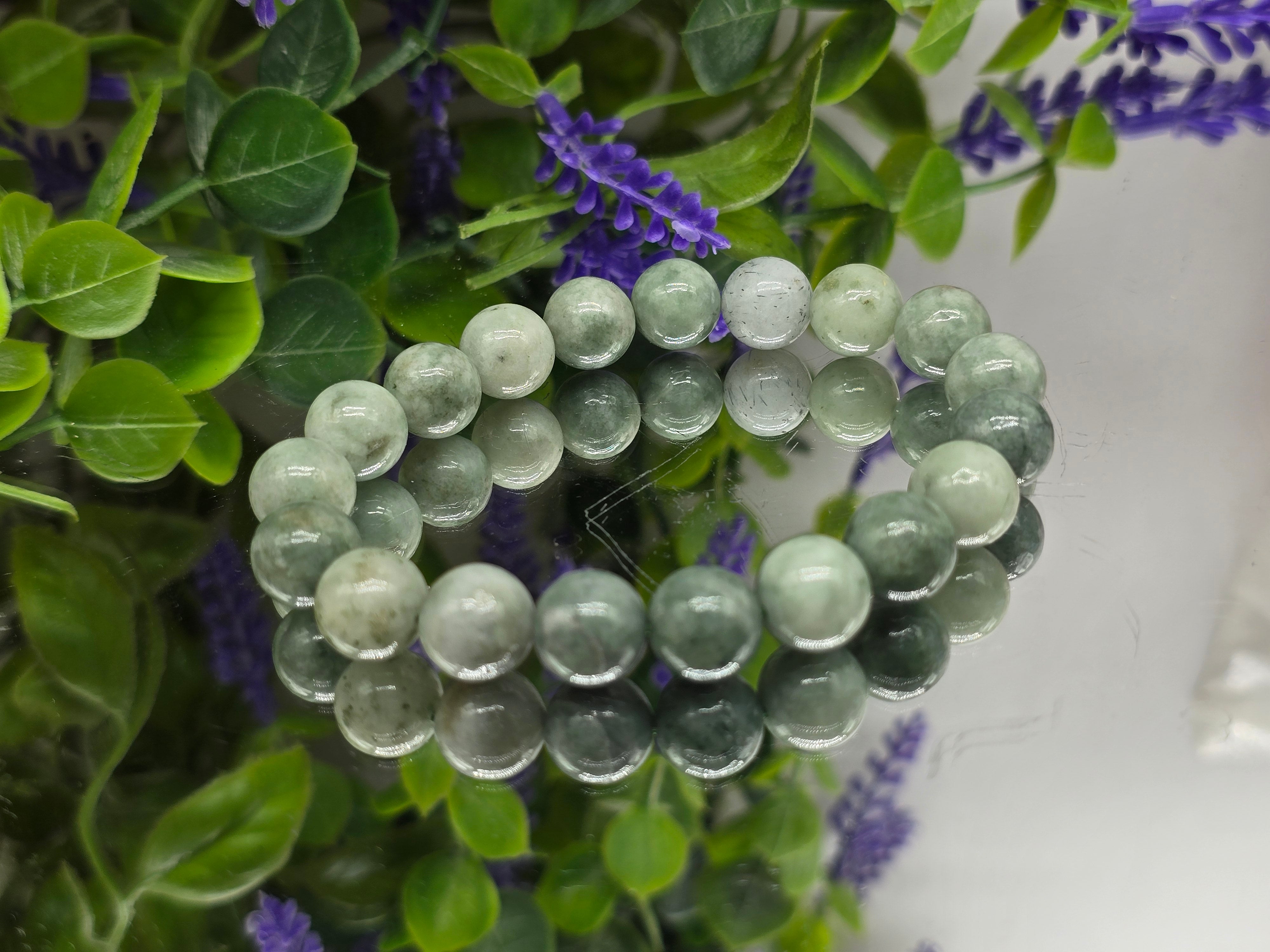 Imperial Jade “Blessed Abundance & Harmony” – Myanmar 10mm Beads Bracelet Crystal Wellness