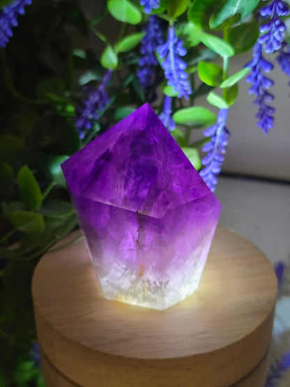 AAA Premium Natural Amethyst Freeform Standing Crystal – Stone of Spiritual Protection, Peace & Higher Wisdom Crystal Wellness