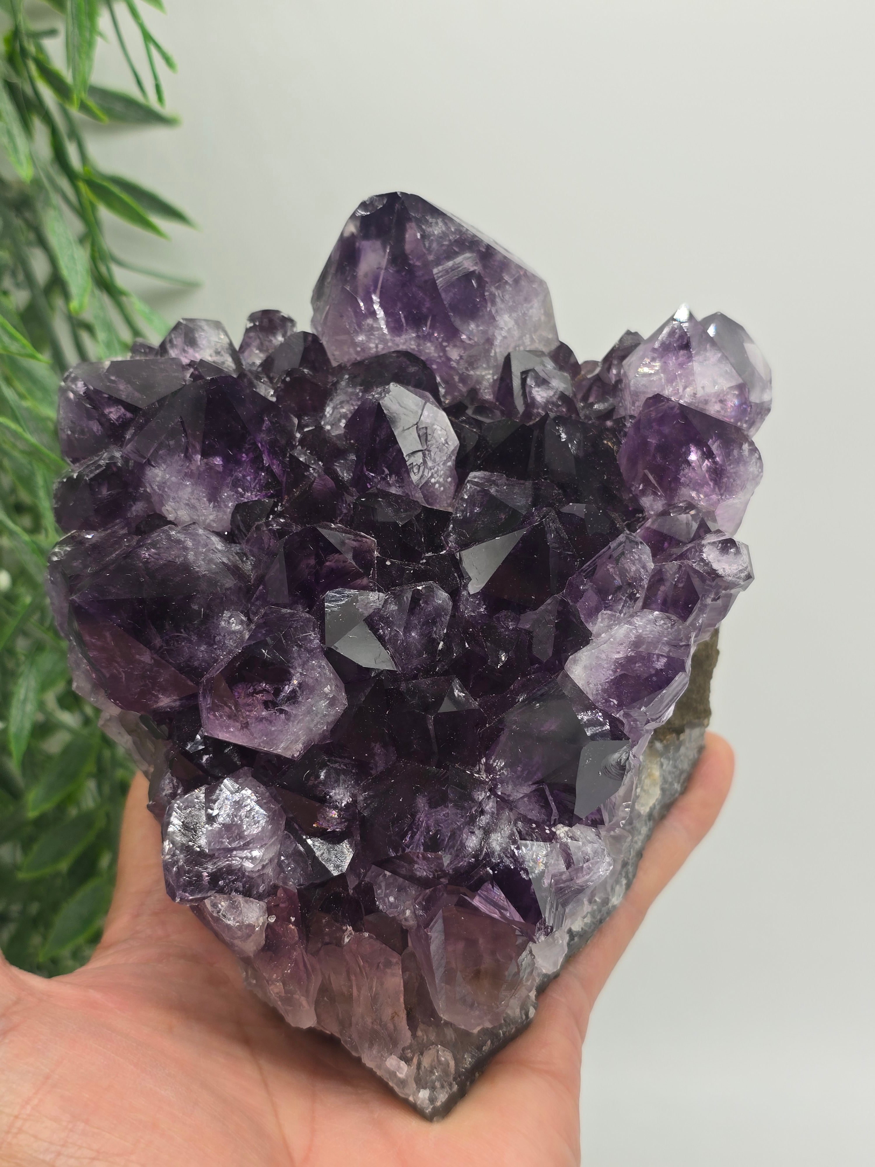 Amethyst Cluster Deep Purple – AAAA Grade, 1.5kg Crystal Wellness