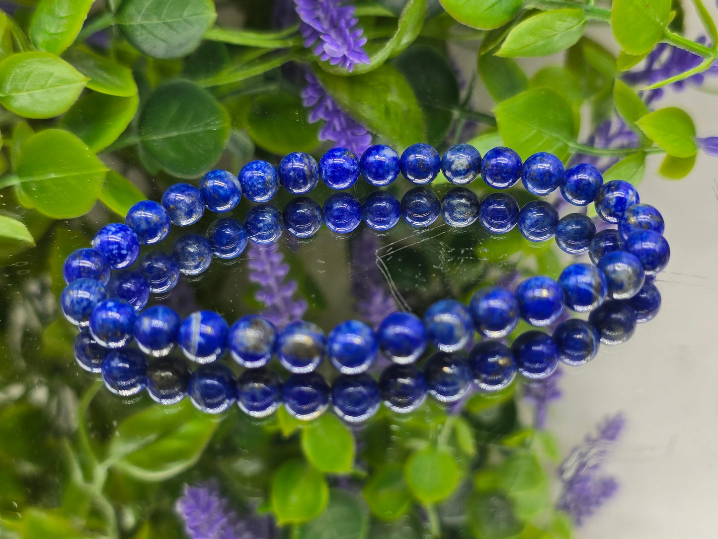 Lapis Lazuli AAA High Grade Beads Bracelet Crystal Wellness