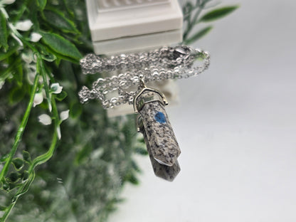 K2 Stone Double Terminated 925 Sterling Silver Pendant – Awareness, Balance & Higher Guidance Crystal Wellness