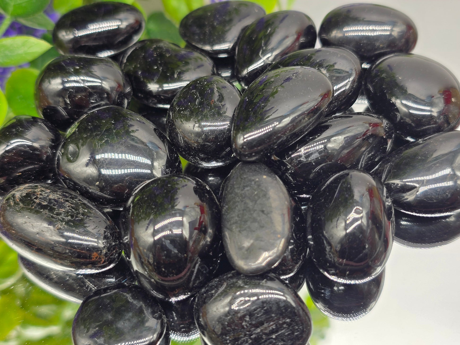 Black Tourmaline Tumbled Stone (Stone of Ultimate Protection & Grounding) Crystal Wellness