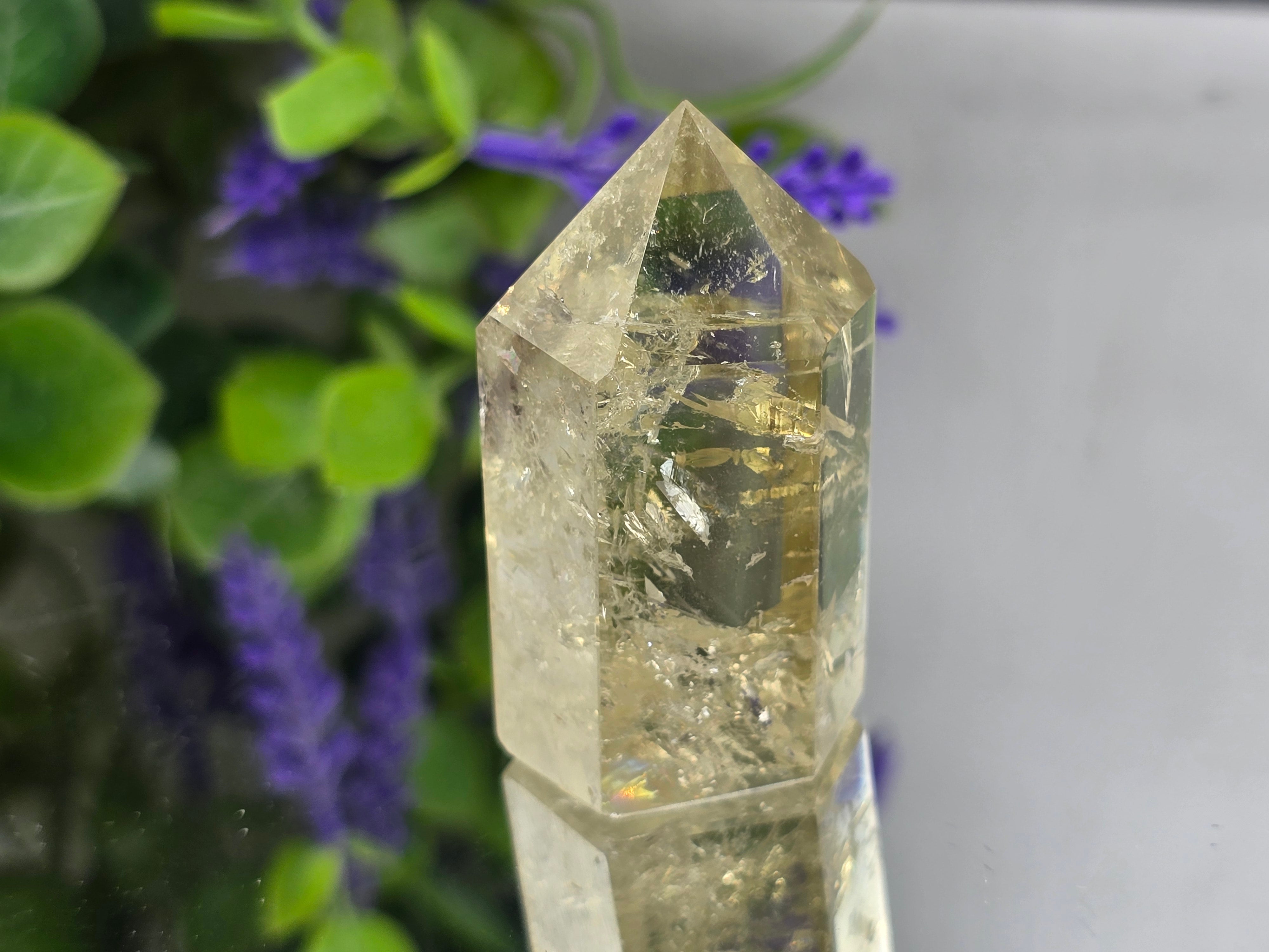 Madagascar Genuine Natural Citrine Point – 48g (Stone of Abundance, Confidence & Manifestation) Crystal Wellness