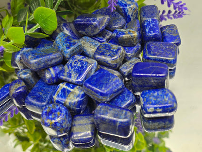 Premium Lapis Lazuli Tumbled Stone – Deep Royal Blue Crystal for Wisdom, Protection & Spiritual Insight Crystal Wellness