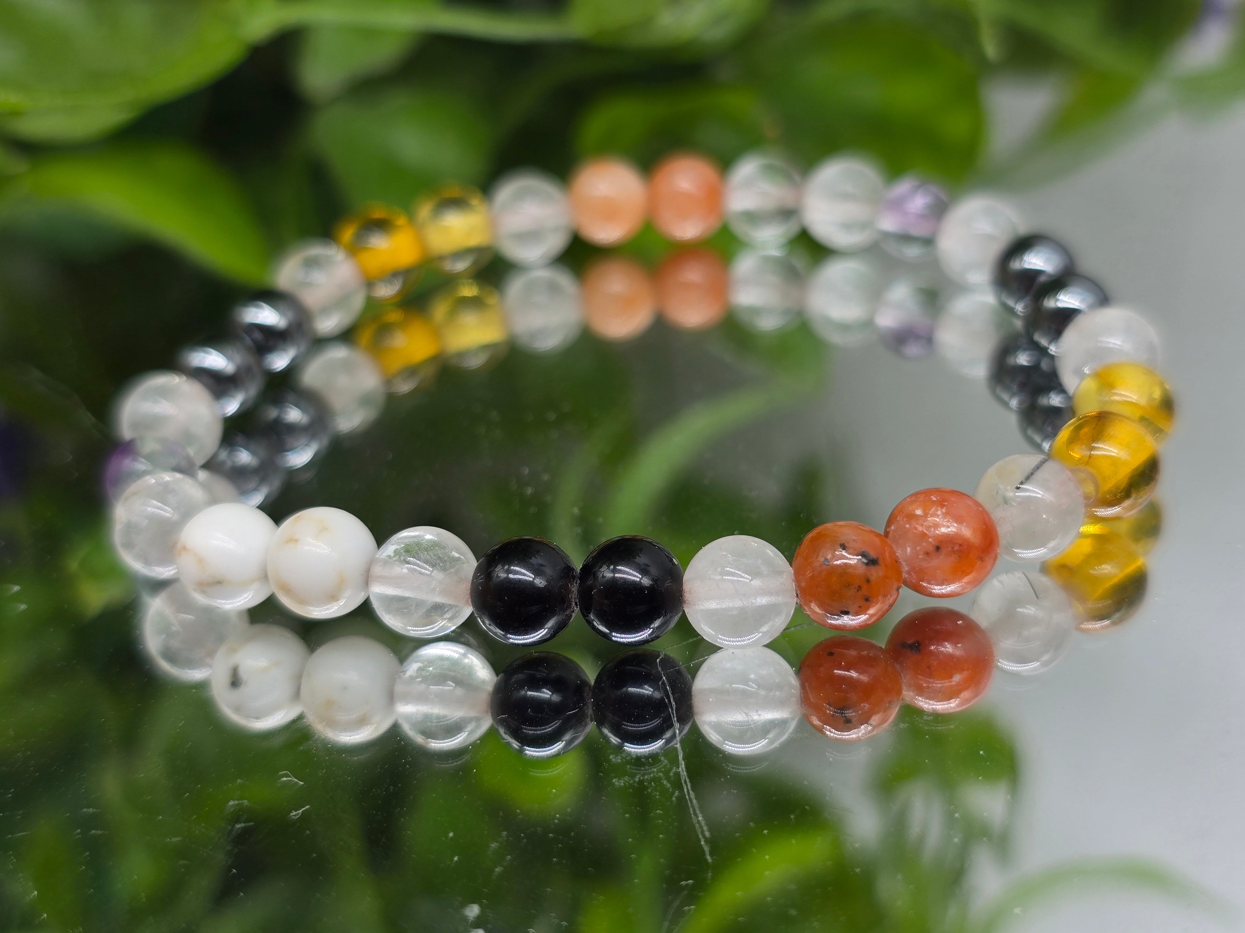 Nerve, Joint & Circulation Support 6mm Crystal Bracelet Crystal Wellness