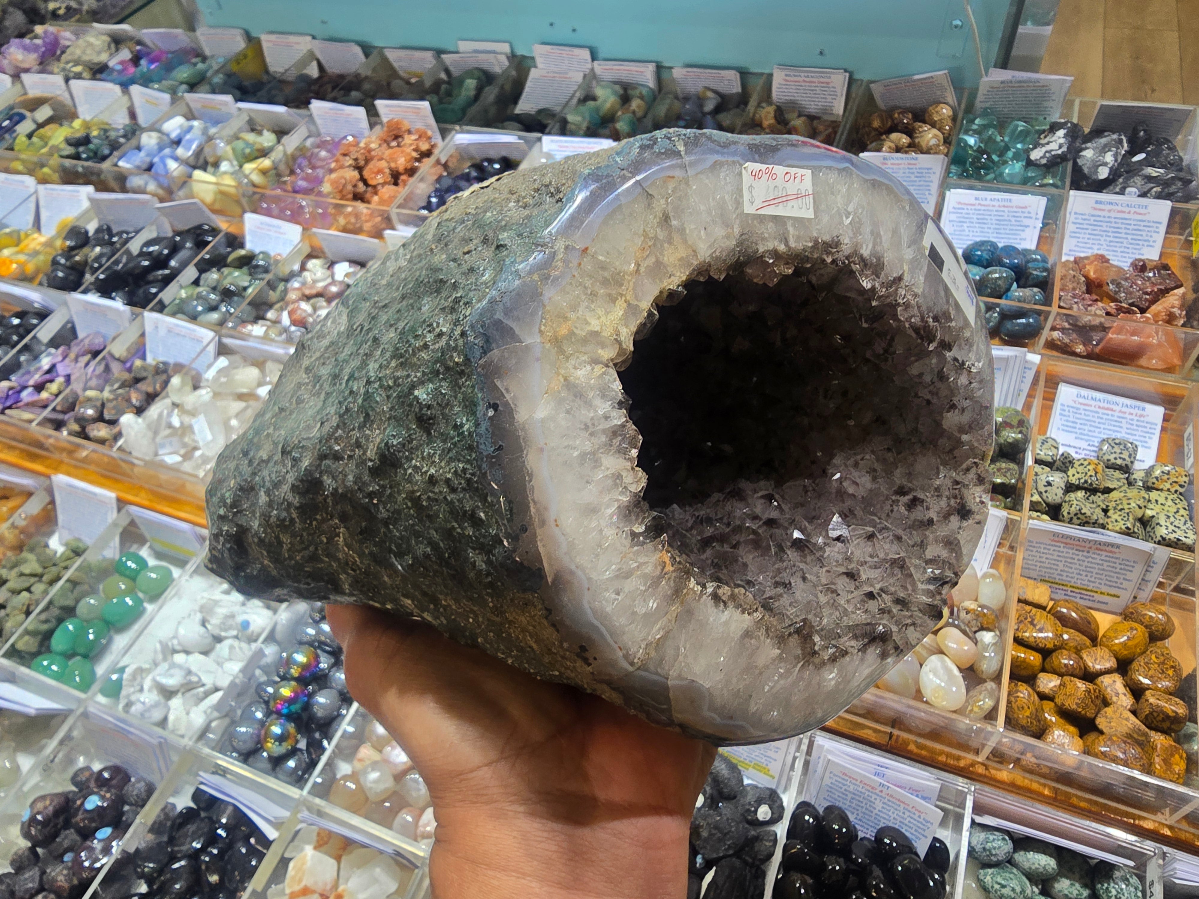 Natural Amethyst Geode 27x17x15cm 5.3kgs Crystal Wellness