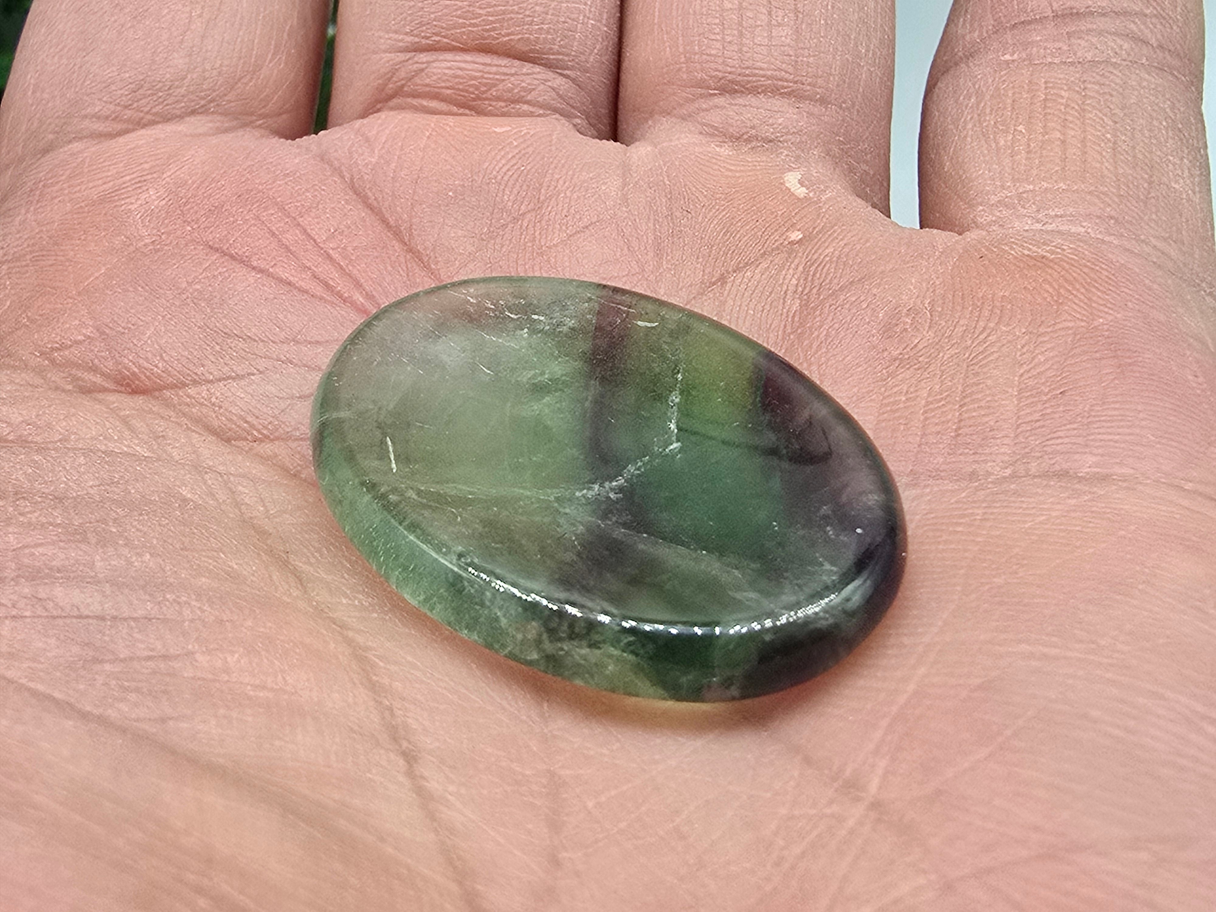 Fluorite Worry Stone Crystal Wellness