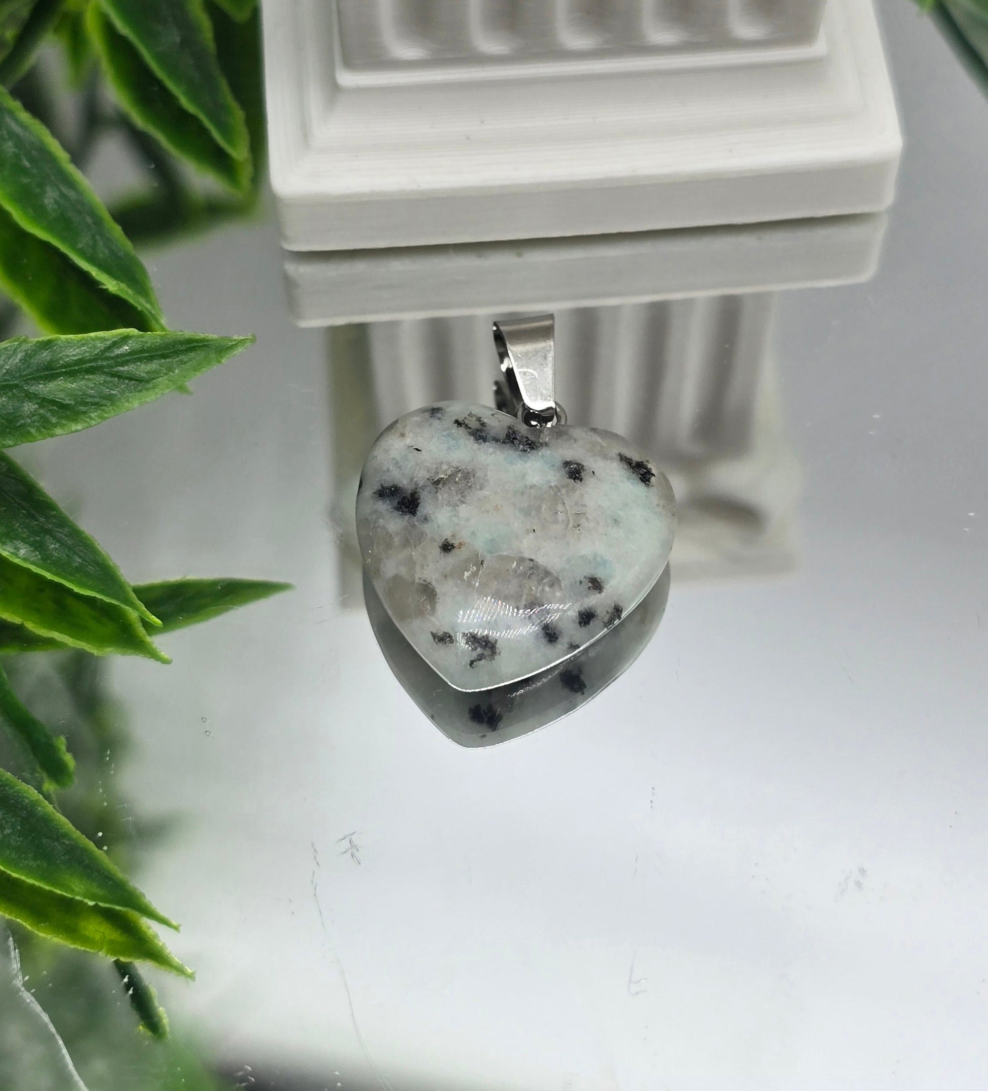 Variety Crystal Heart Pendant | Healing Crystal Necklace for Love, Balance & Daily Energy Crystal Wellness