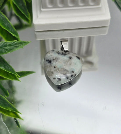 Variety Crystal Heart Pendant | Healing Crystal Necklace for Love, Balance & Daily Energy Crystal Wellness