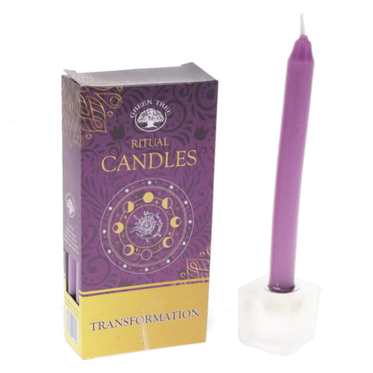 Green Tree Ritual Candles - Transformation (10 pack) Crystal Wellness