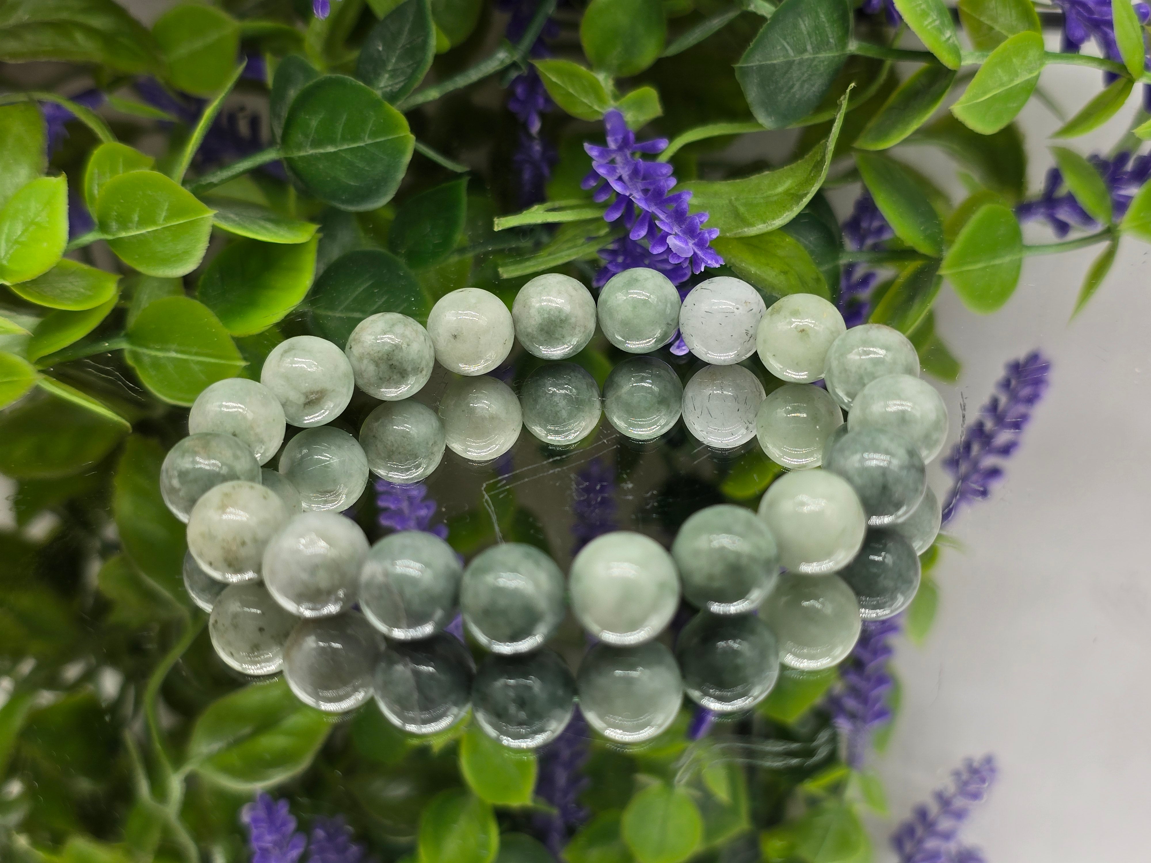 Imperial Jade “Blessed Abundance & Harmony” – Myanmar 10mm Beads Bracelet Crystal Wellness