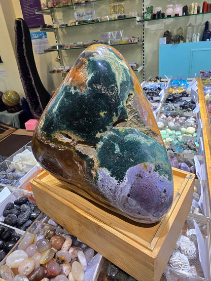 Ocean Jasper Free-Form 23x29x8cm 5.1kg Crystal Wellness