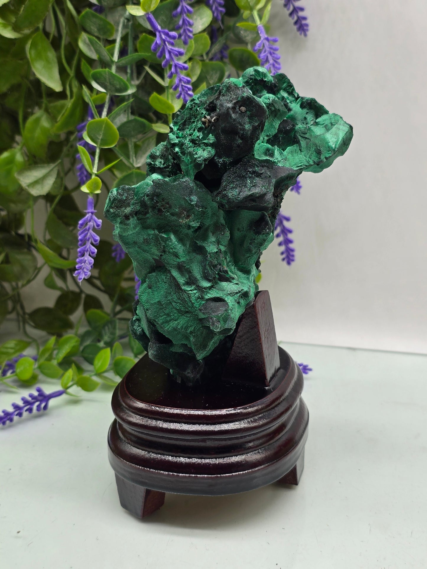 Malachite Polished Freeform Crystal Wellness