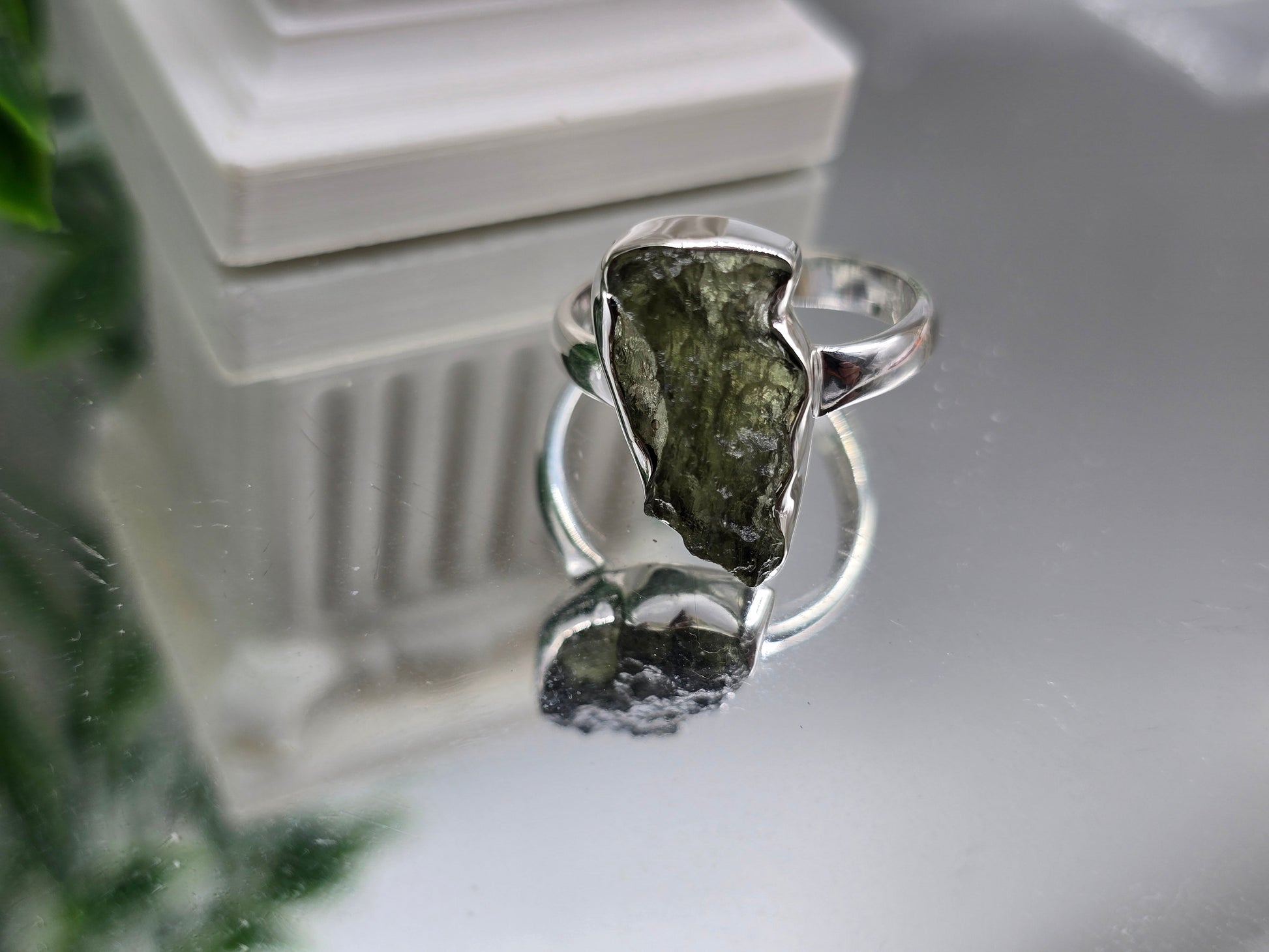 Authentic Moldavite 1.10g 9x7mm Crystal Wellness