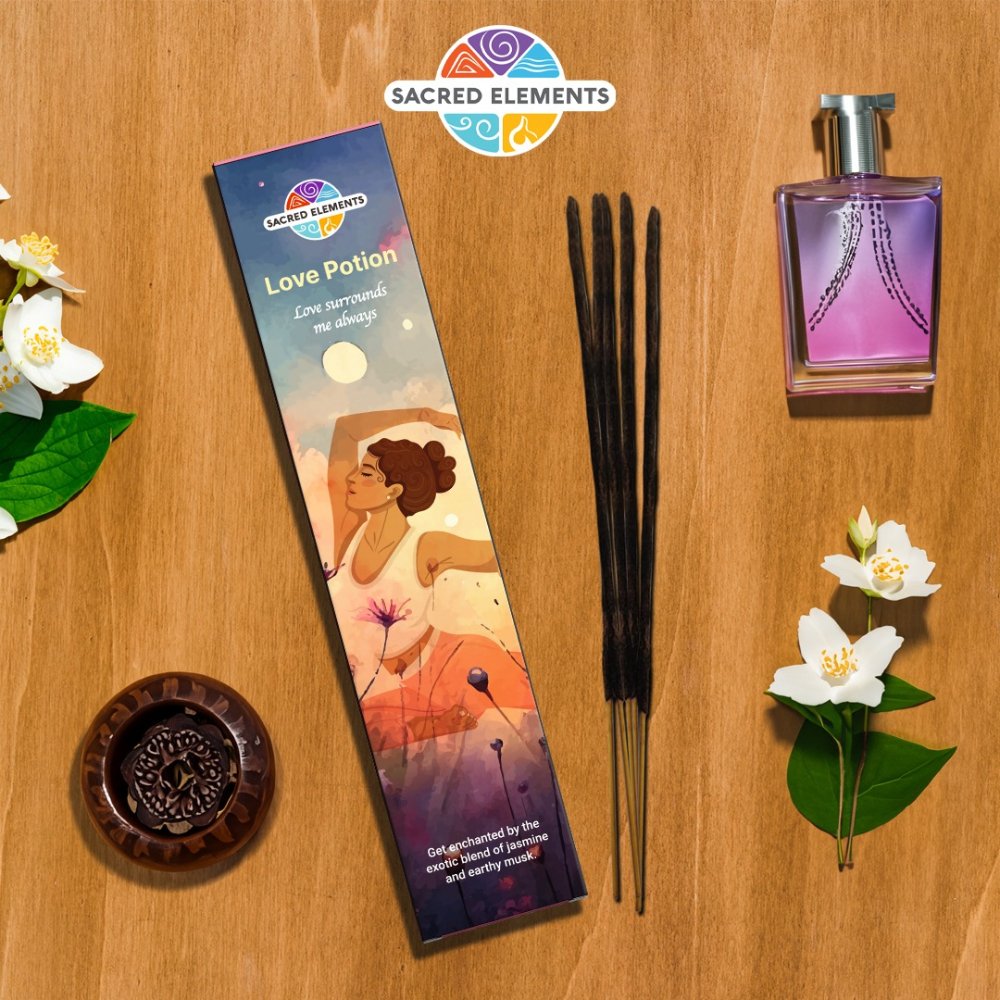 Love Potion Manifestation Incense 15gms Sticks | 3 Boxes Value Pack Crystal Wellness