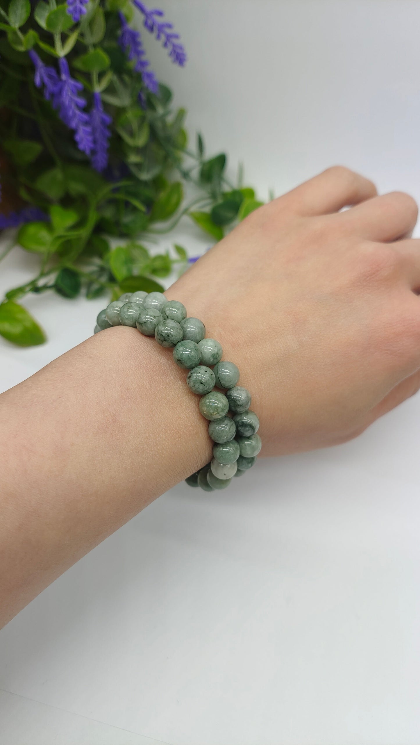 Imperial Jade “Blessed Abundance & Harmony” – Myanmar 10mm Beads Bracelet Crystal Wellness