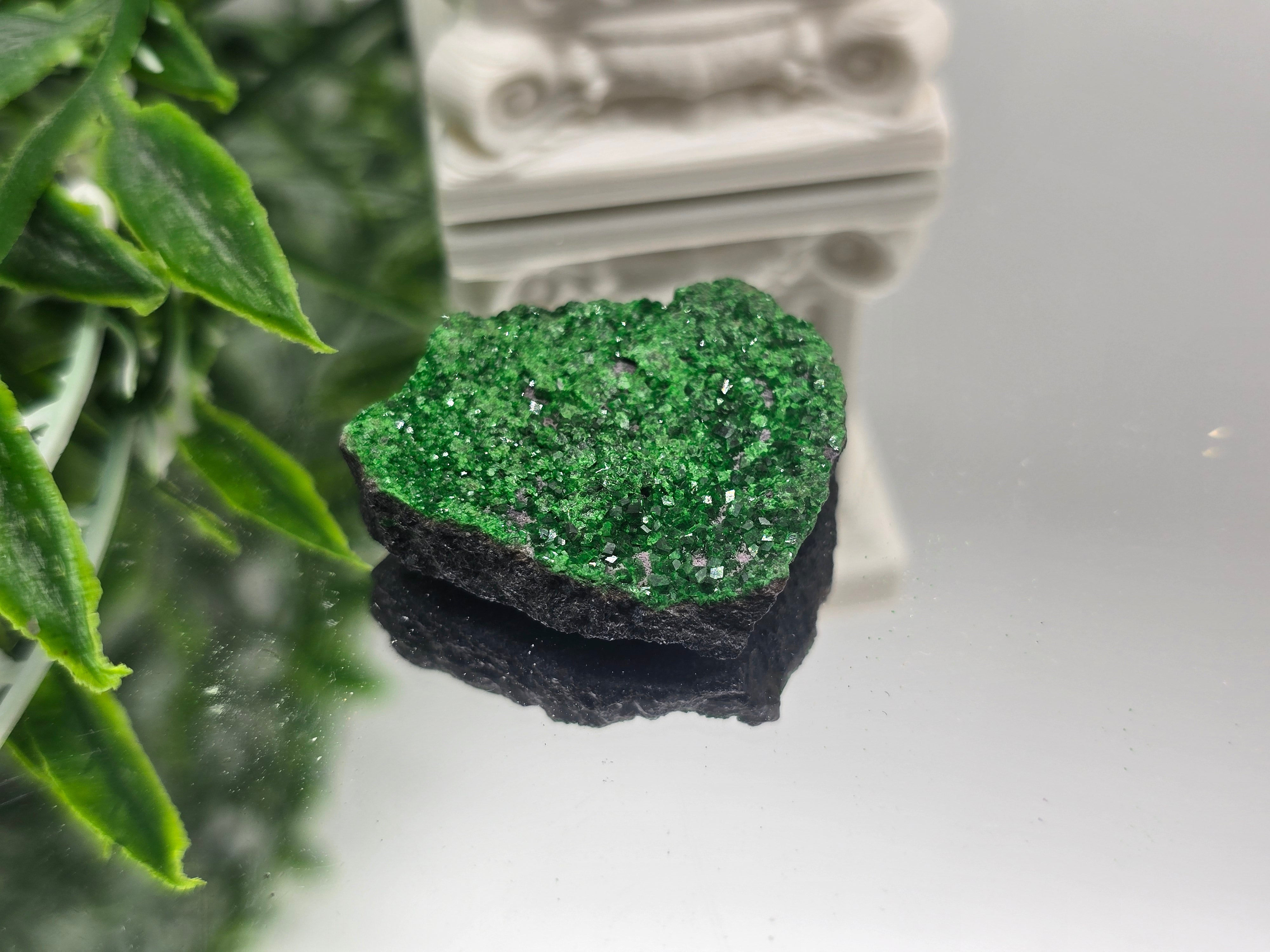 Uvarovite Rare AAA 33 × 27 × 8 mm (Stone of Abundant Heart & Prosperity) Crystal Wellness