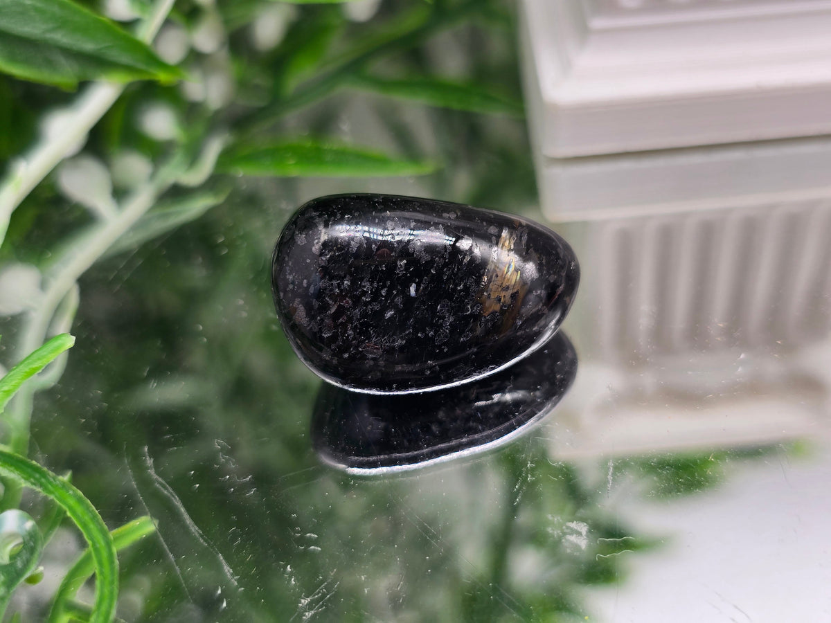 Genuine Nuumite Tumbled Stone | Stone of Ancient Protection, Transformation & Personal Power | 12.19g Crystal Wellness