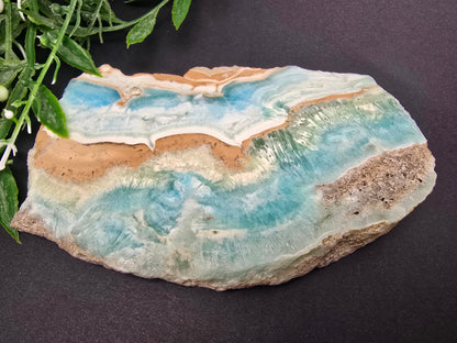 Caribbean Blue Calcite Slabs Crystal Wellness