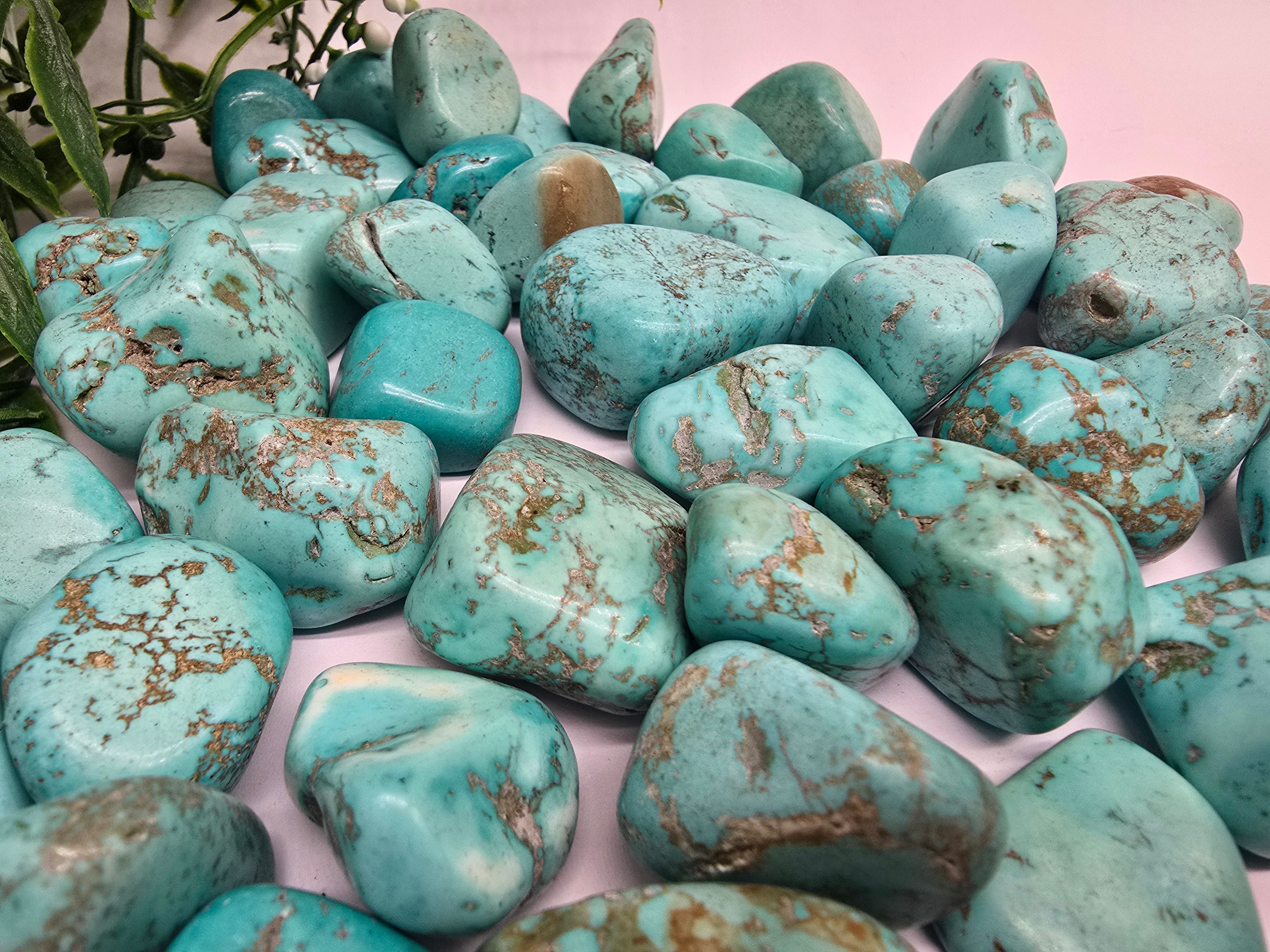 Turquenite Tumbled Stone Crystal Wellness