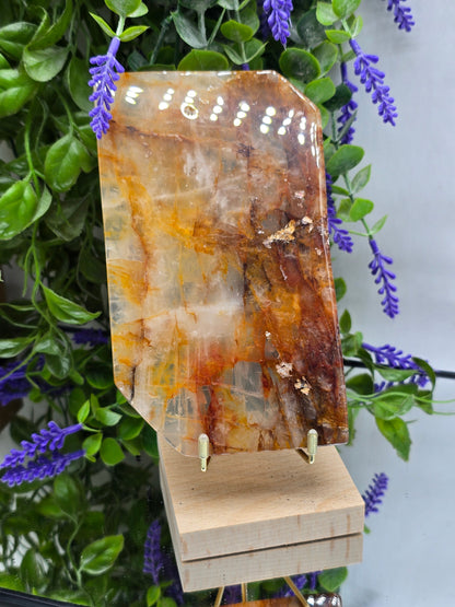 Golden Healer Quartz Polished Freeform – Stone of Divine Healing & Inner Light Crystal Wellness
