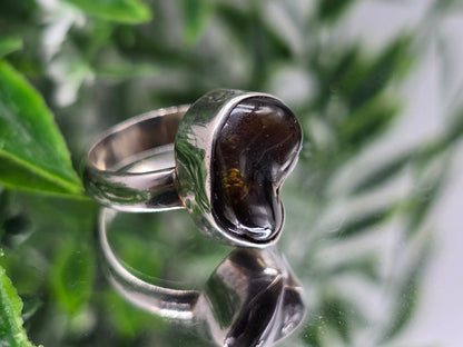 🔥 Mexican Fire Agate 925 Sterling Silver Ring – Size 6.5 | Powerful Protection Crystal & Energy Shield Stone Crystal Wellness