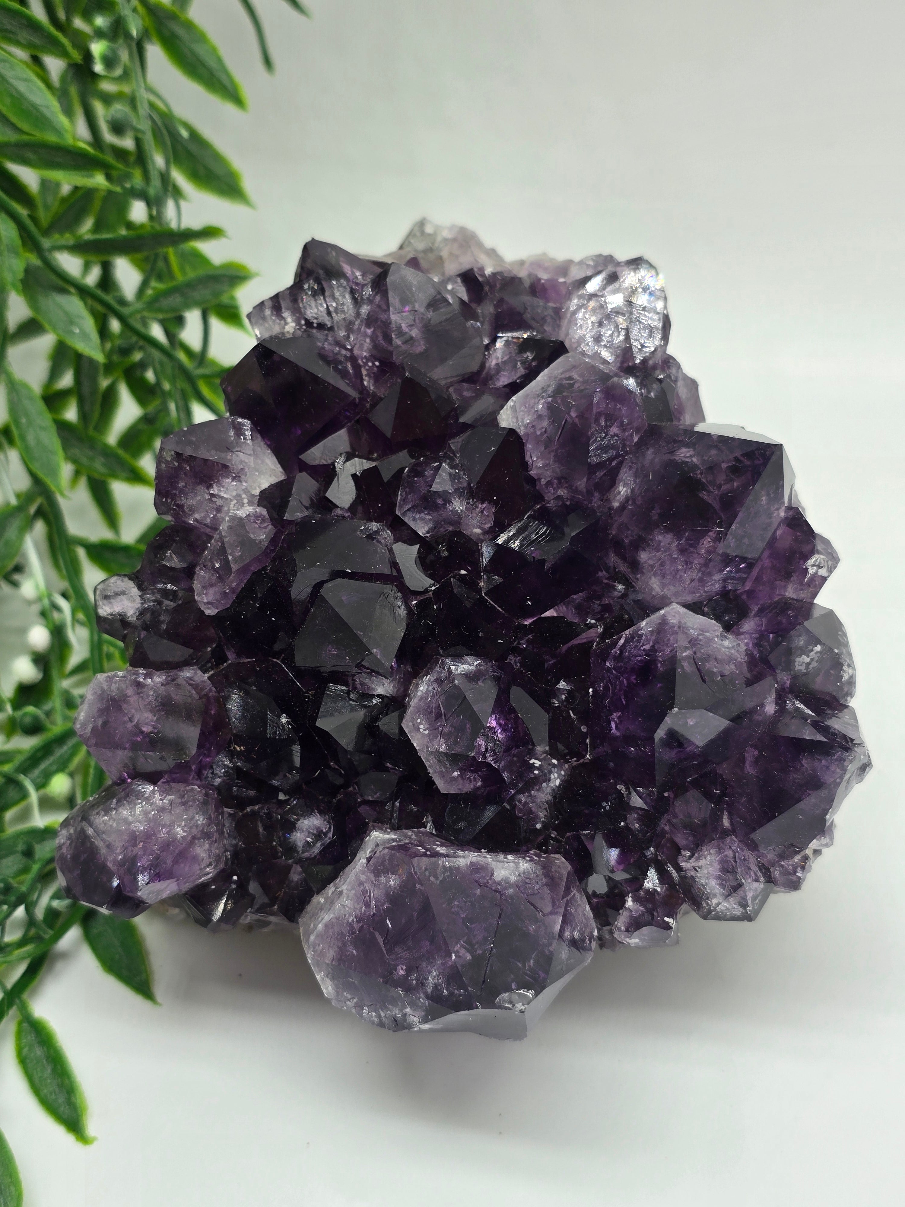 Amethyst Cluster Deep Purple – AAAA Grade, 1.5kg Crystal Wellness