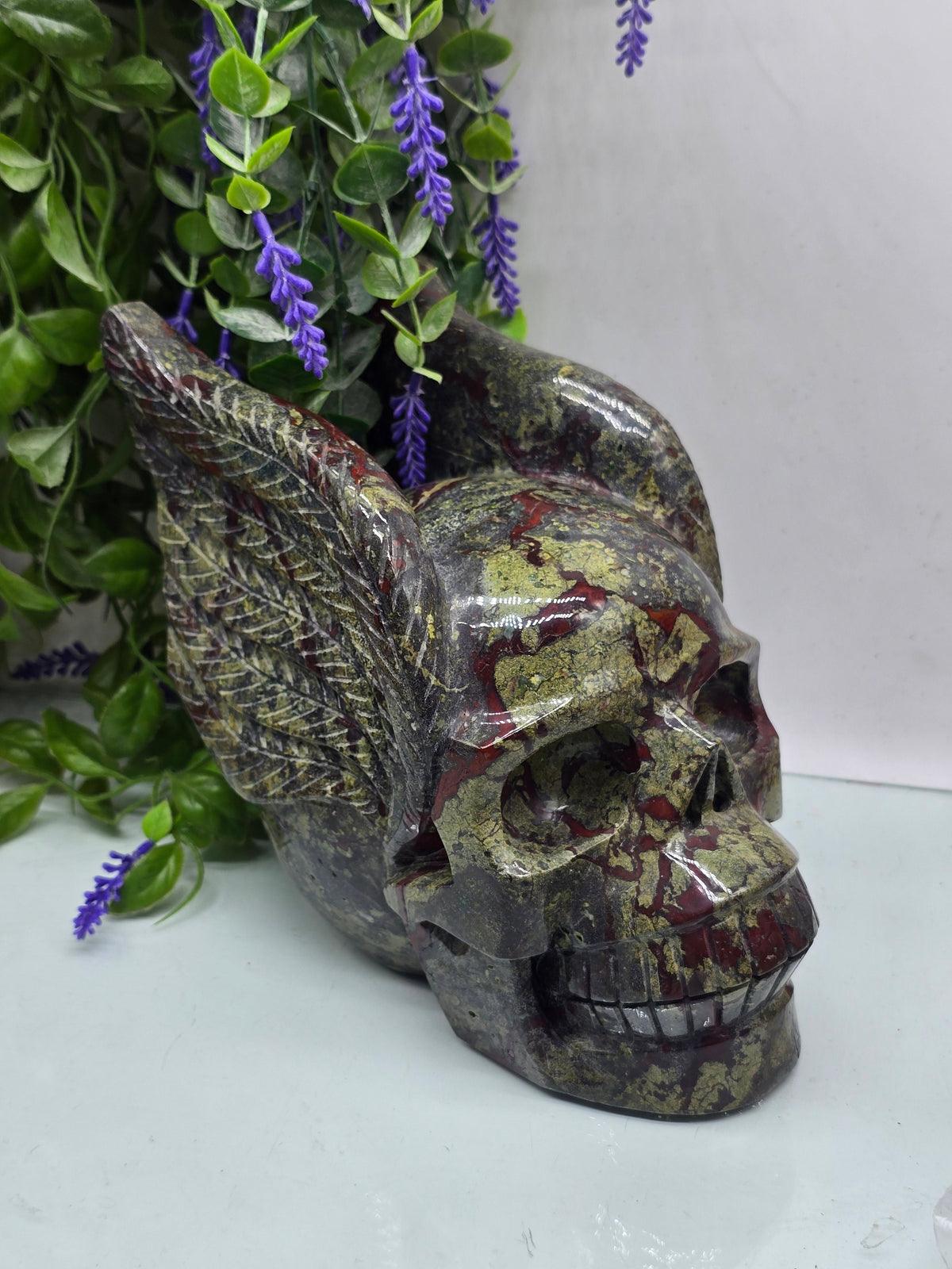 Dragon Blood Skull with Wings LARGE 5.843 Kg Crystal Wellness