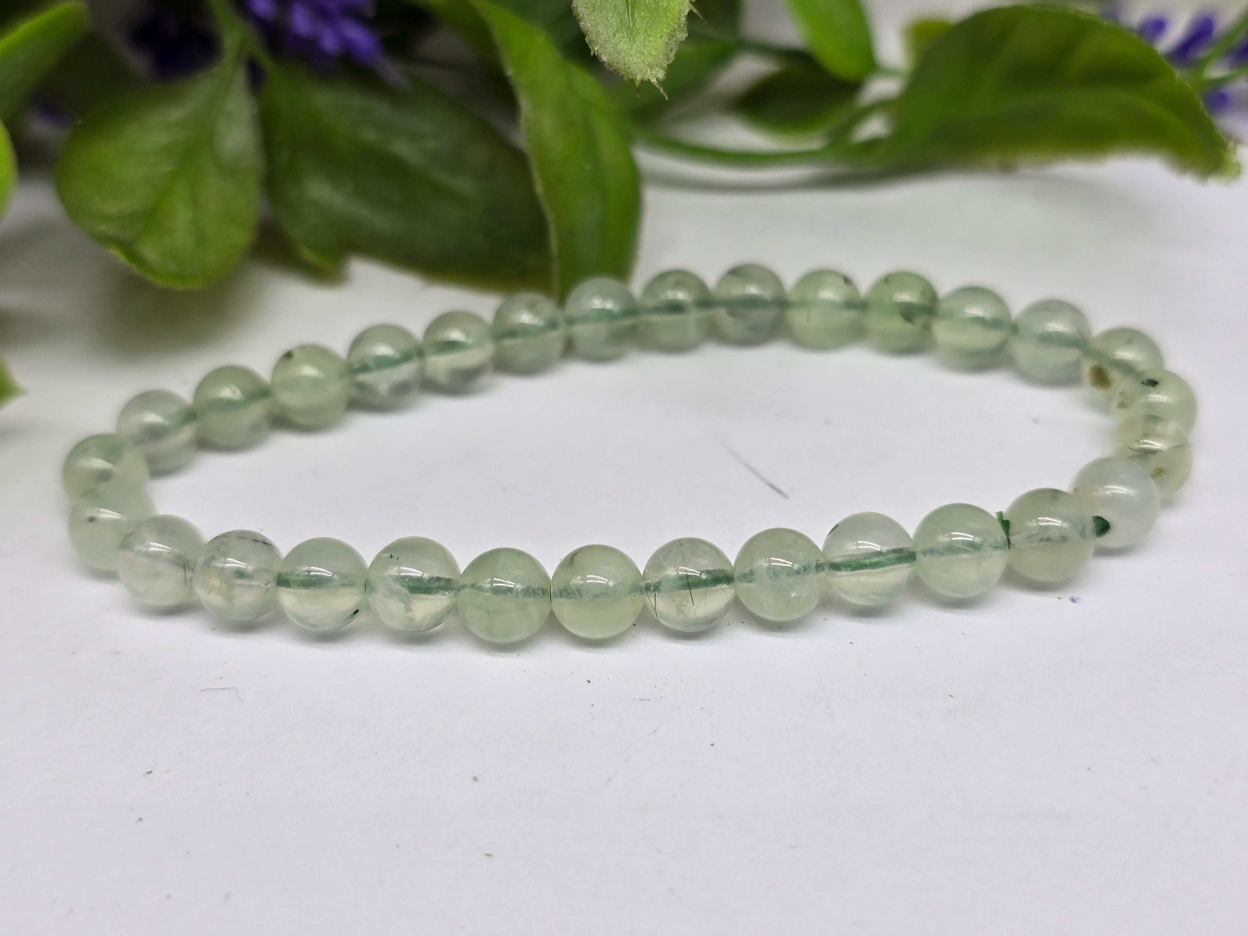 Prehnite Bracelet Crystal Wellness