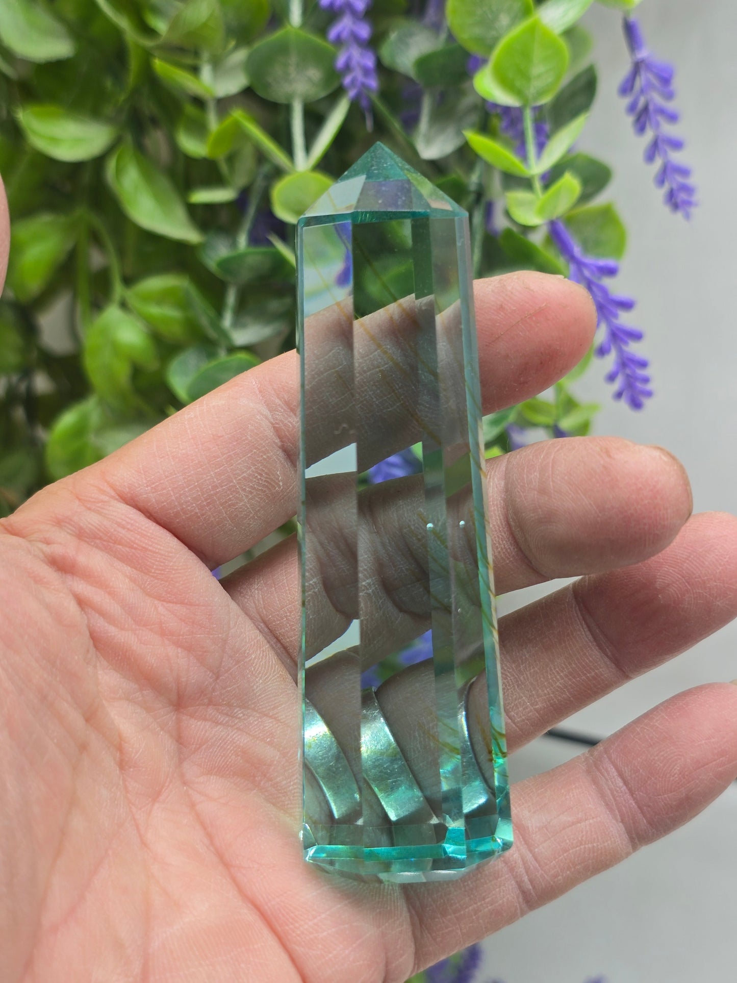 Blue Obsidian Point – 9cm
Stone of Calm, Protection & Inner Clarity Crystal Wellness