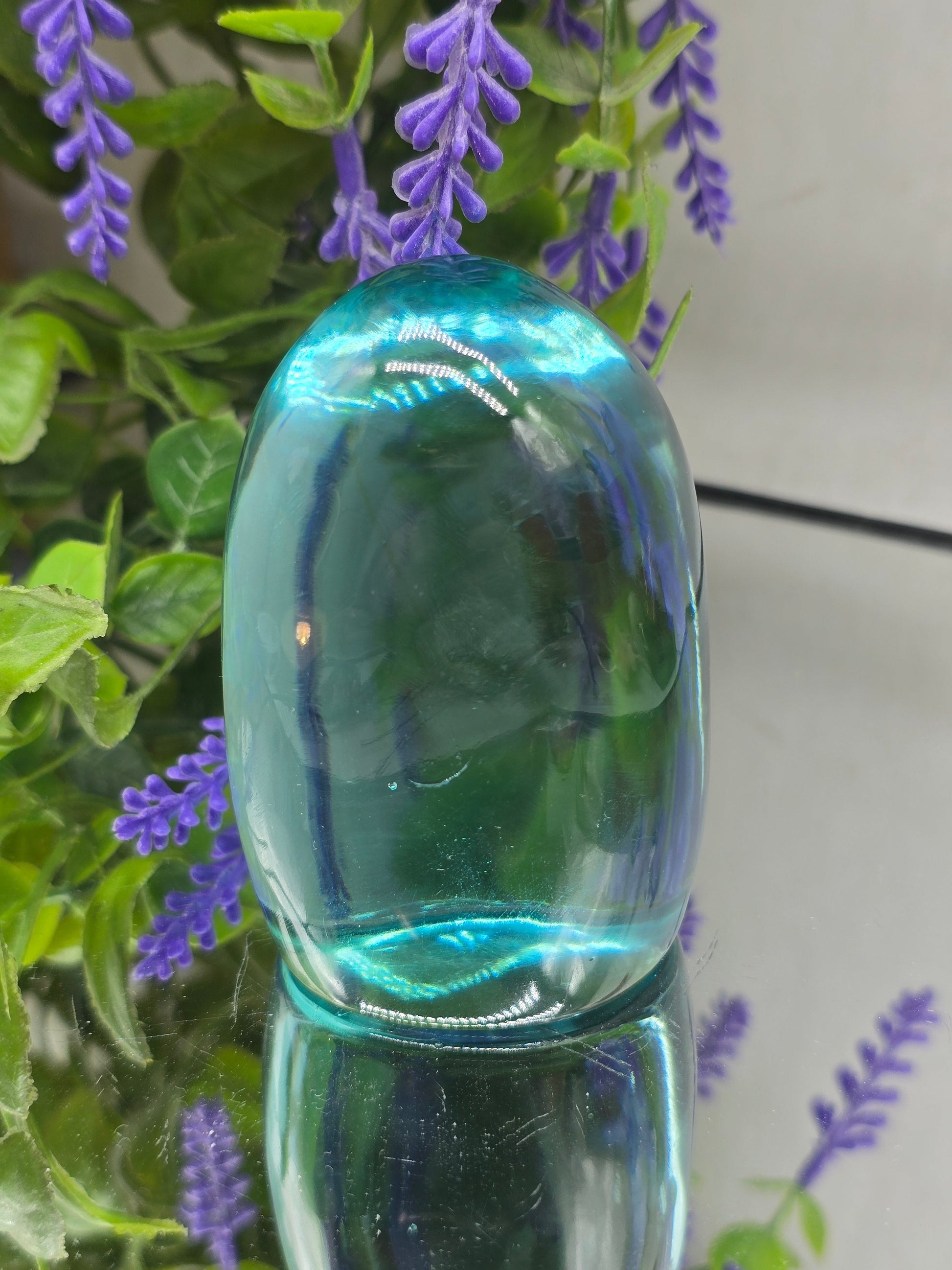 Blue Obsidian Dome – Stone of Calm, Protection & Inner Peace Crystal Wellness