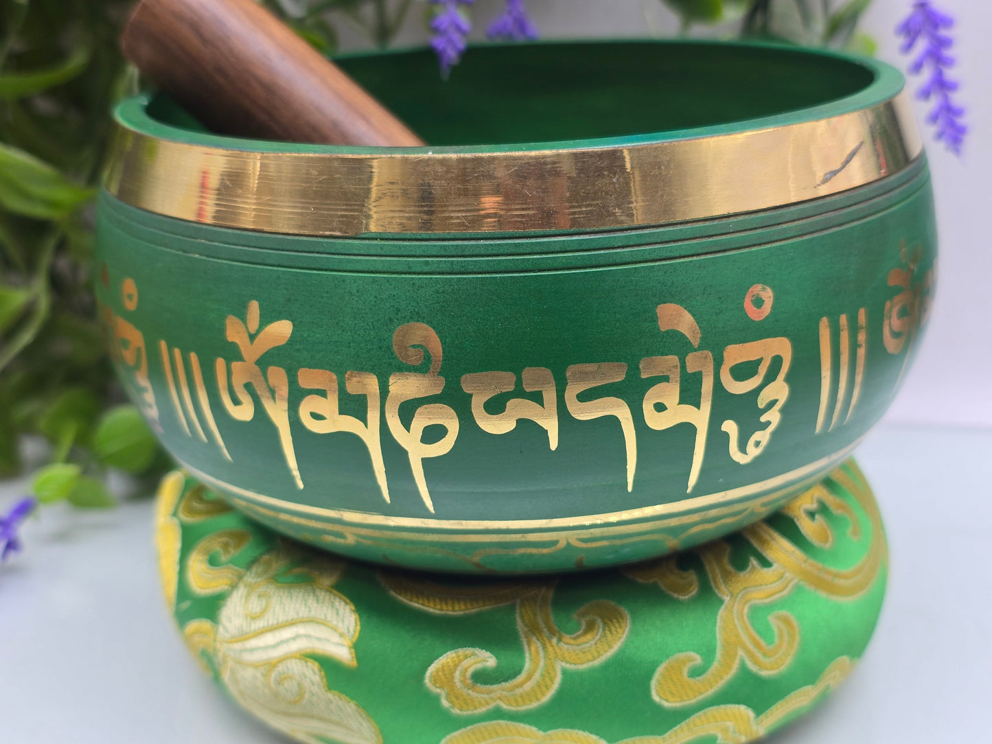 Tibetan Sound Healing Bowl – 6 Inch | F Note | Heart Chakra Crystal Wellness